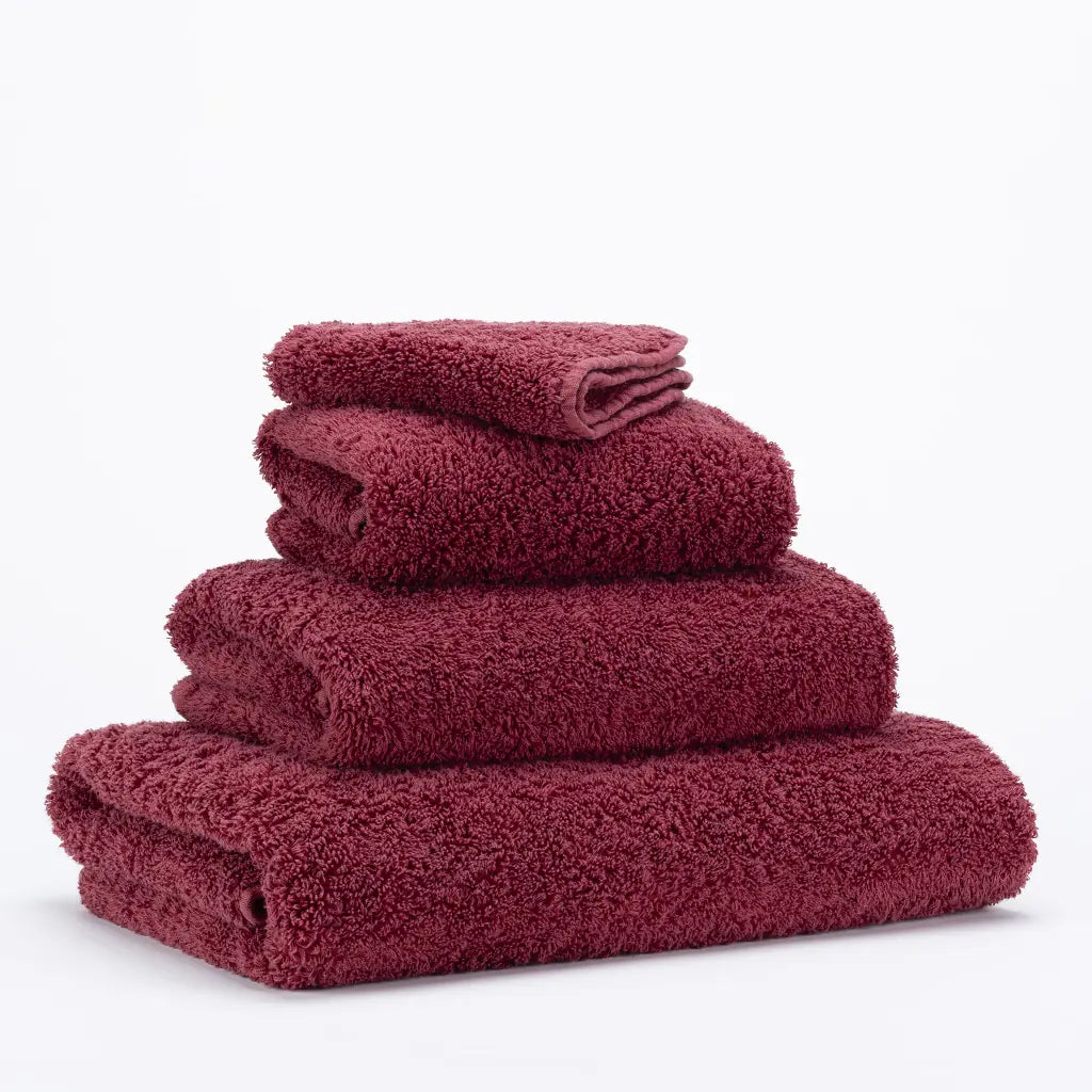 Stack of Canyon towels on a white background