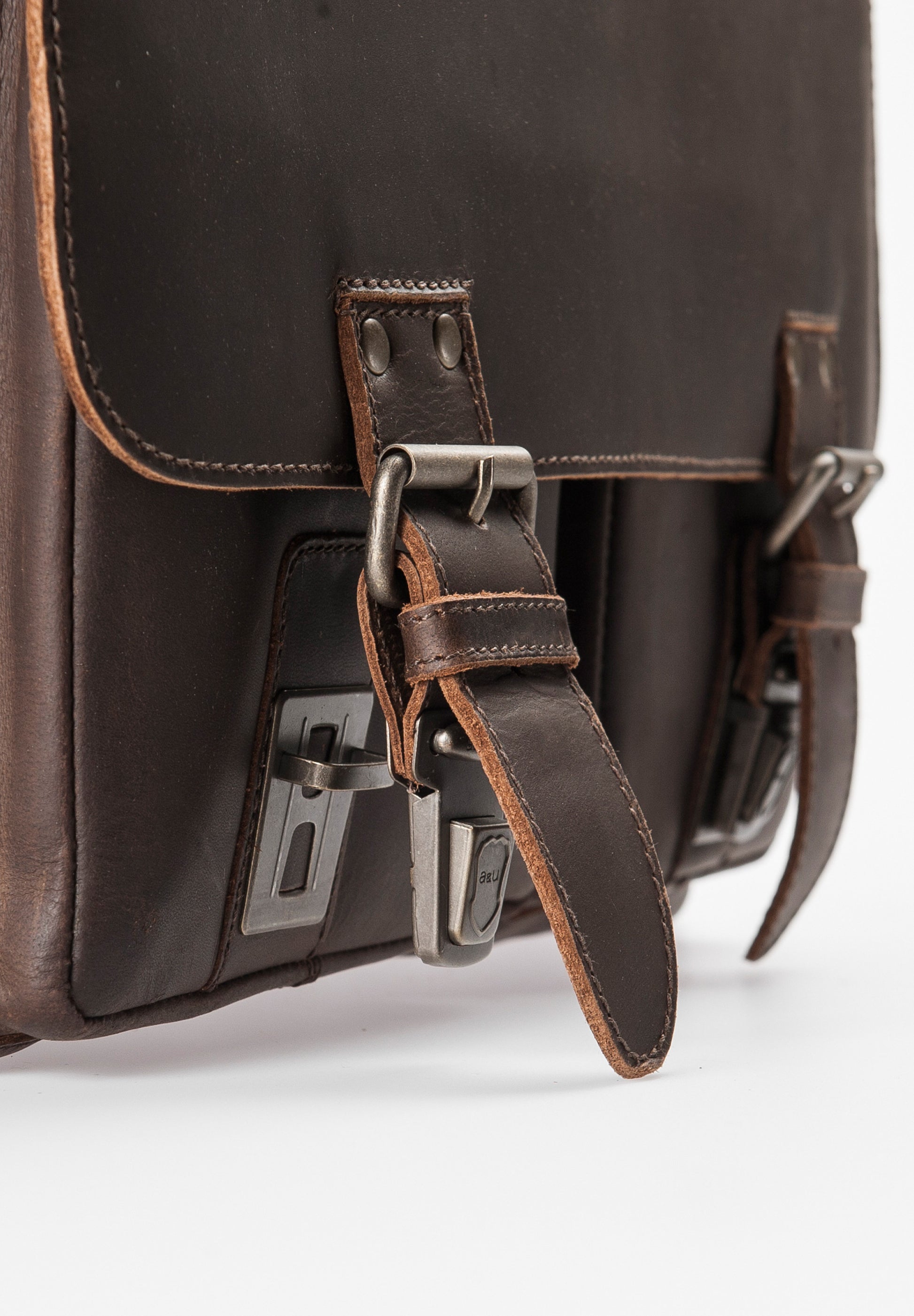 Aunts & Uncles - Finn Briefcase in Vintage Brown - details 6