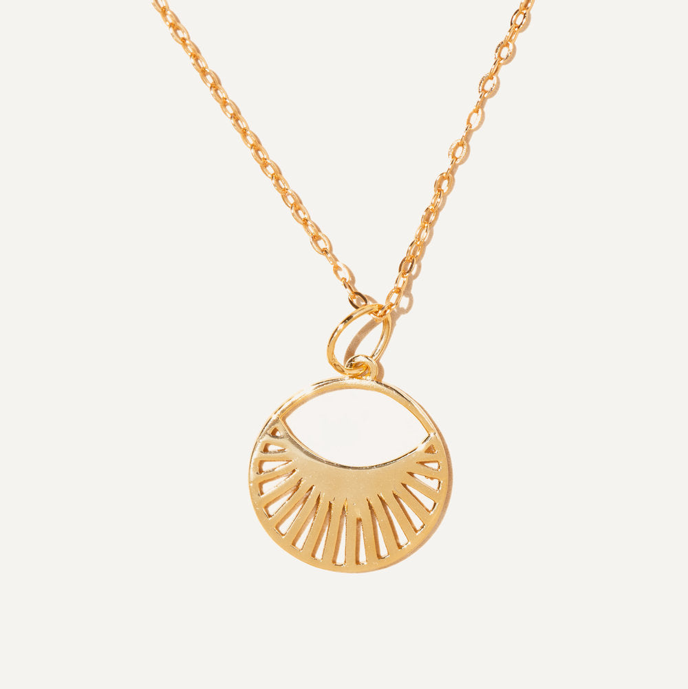 Boa Bijoux - SS24 - Surya Necklace Gold Vermeil - close-up 2