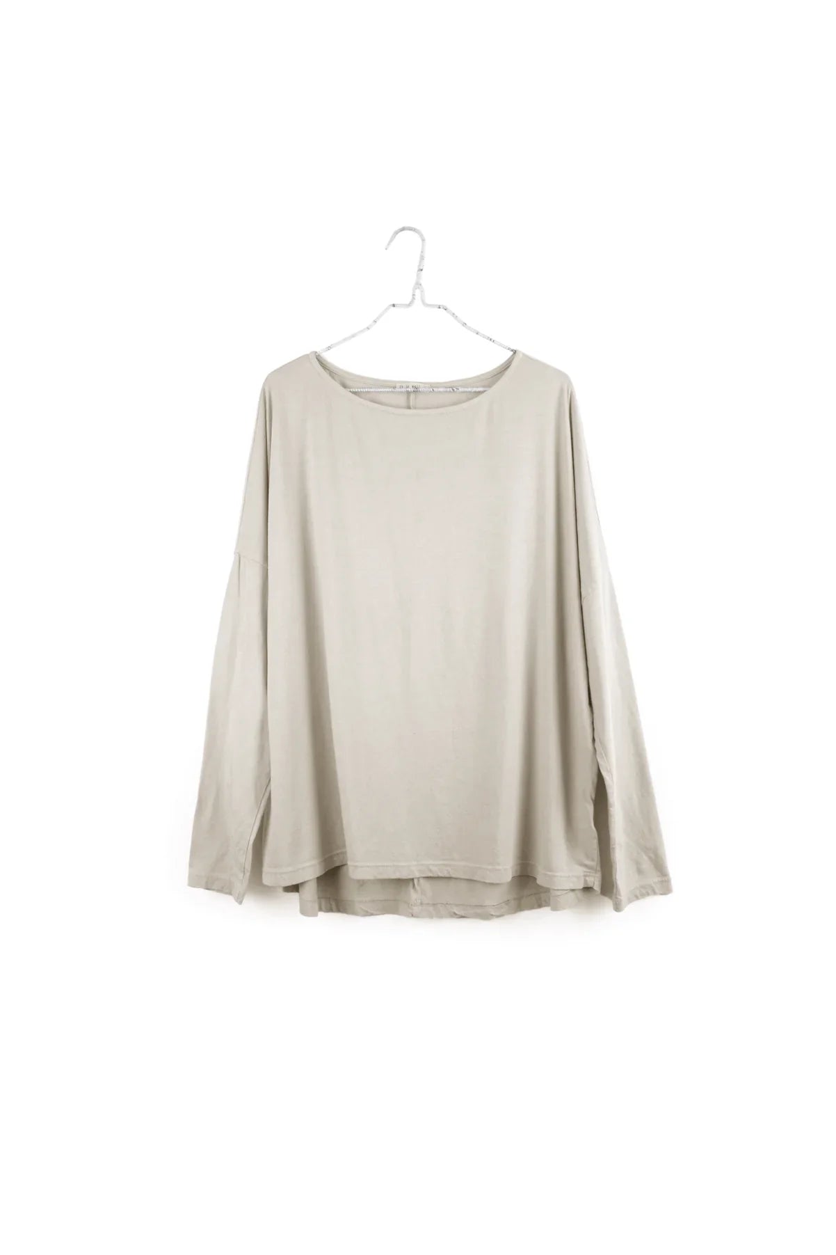 FW24 - It is Well L.A - Organic Long Sleeve Boxy Tee in Natural