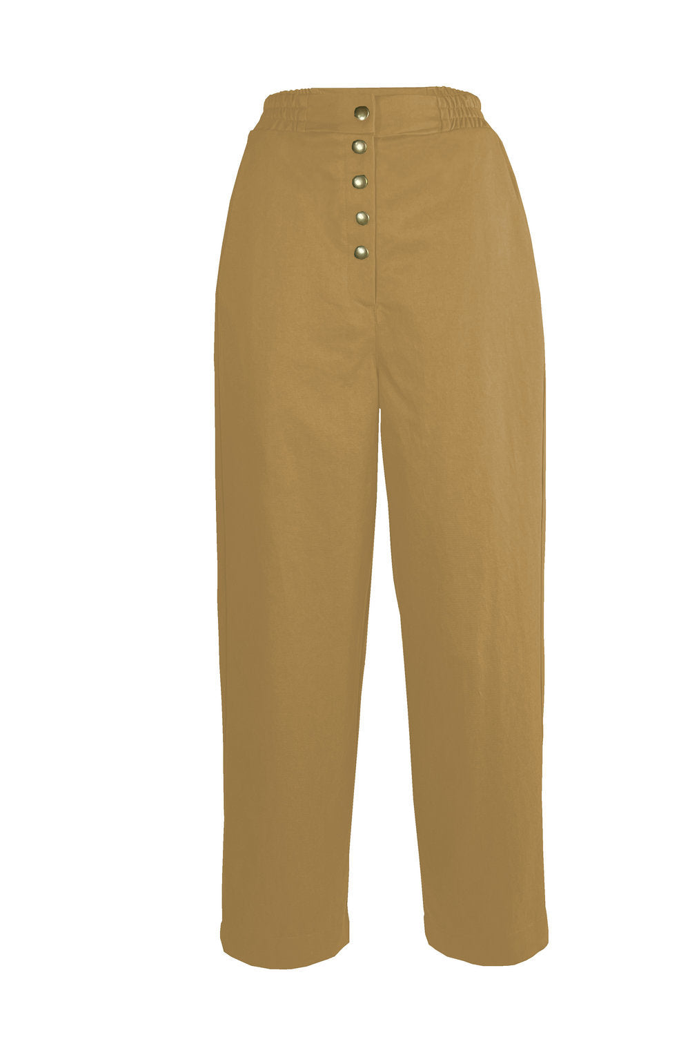 FW24 - Joseph Pants in Camel Twill - Below - On display front 4