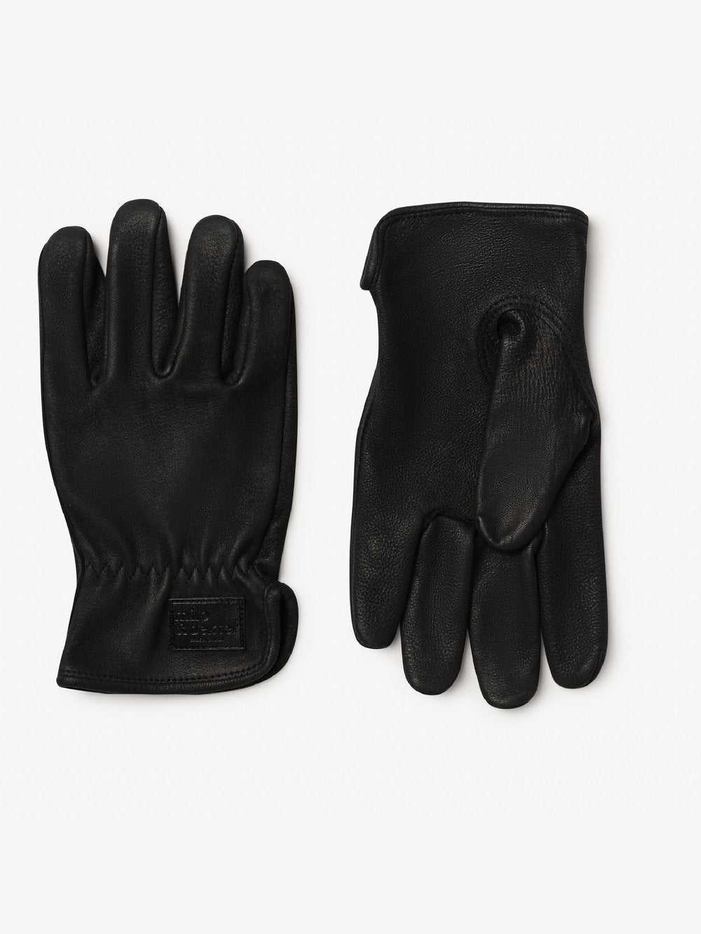 FW24 - Milo & Dexter - FW24 - Heritage Work Leather Gloves in Black