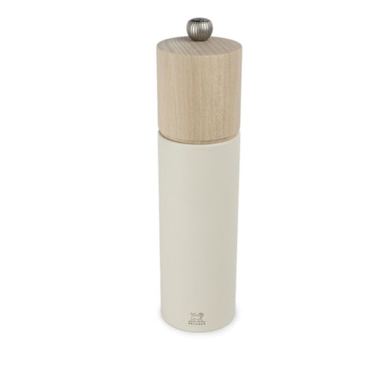 Peugeot Boreal Collection Salt Mill in Feather White, 21cm