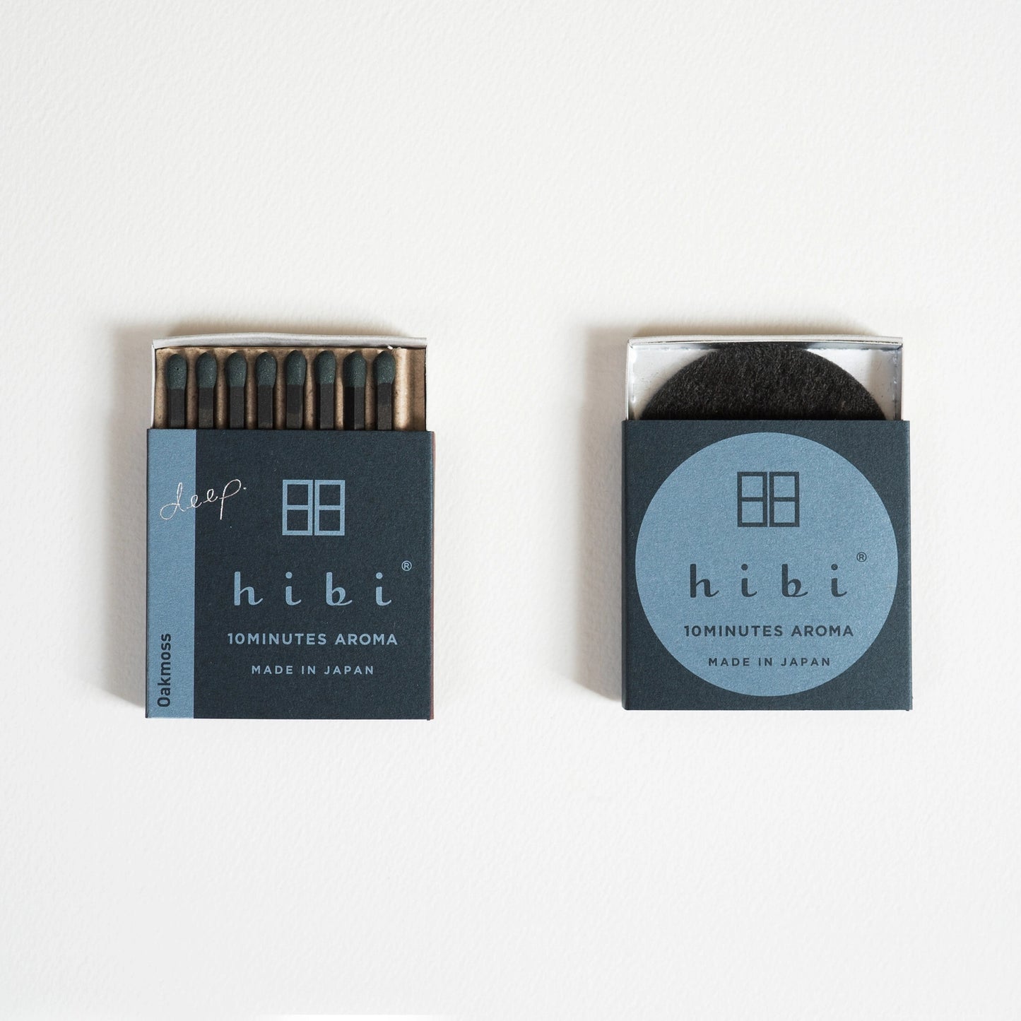 Box of 8 Hibi Oak Moss Incense Matches