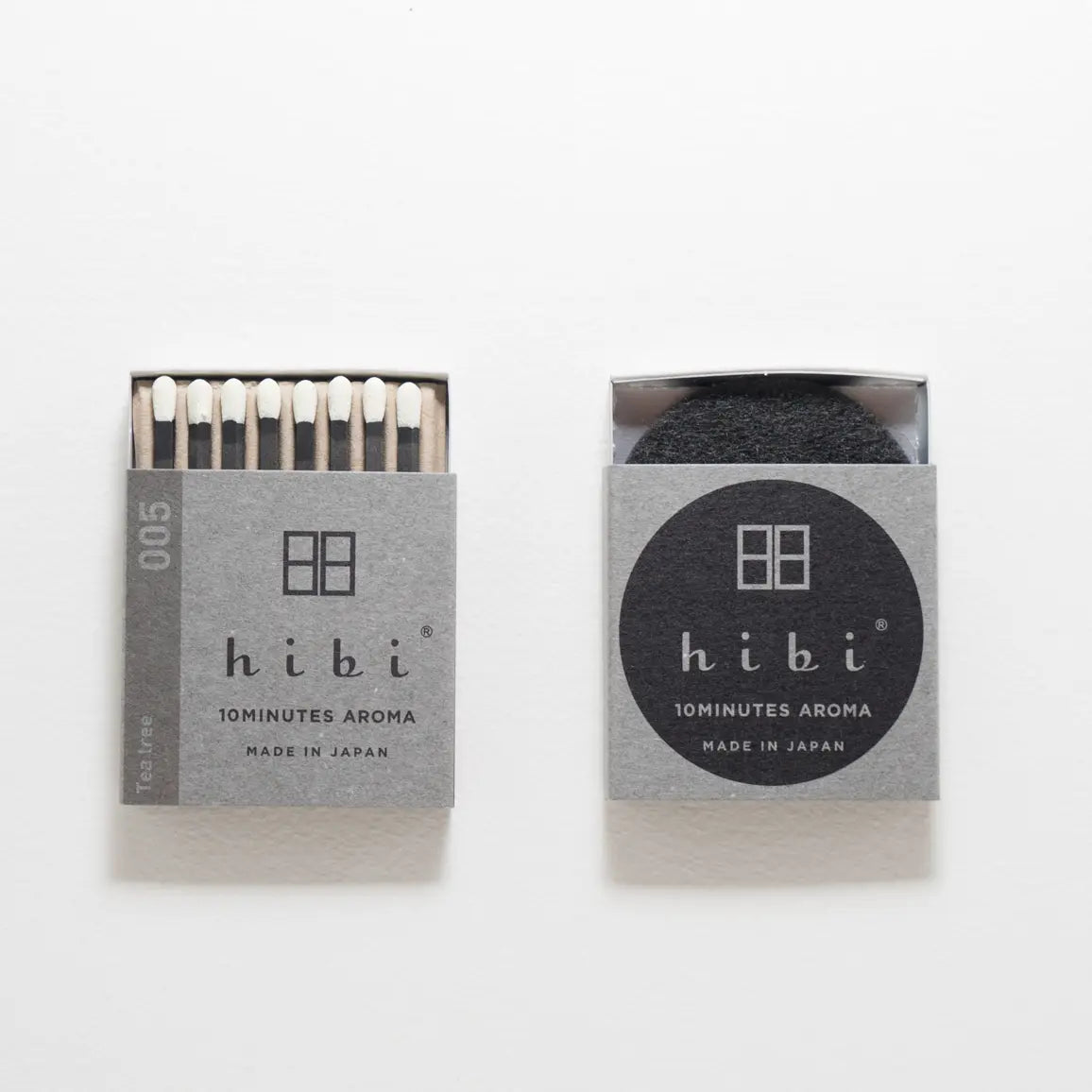hibi Tea Tree incense match, box of 8