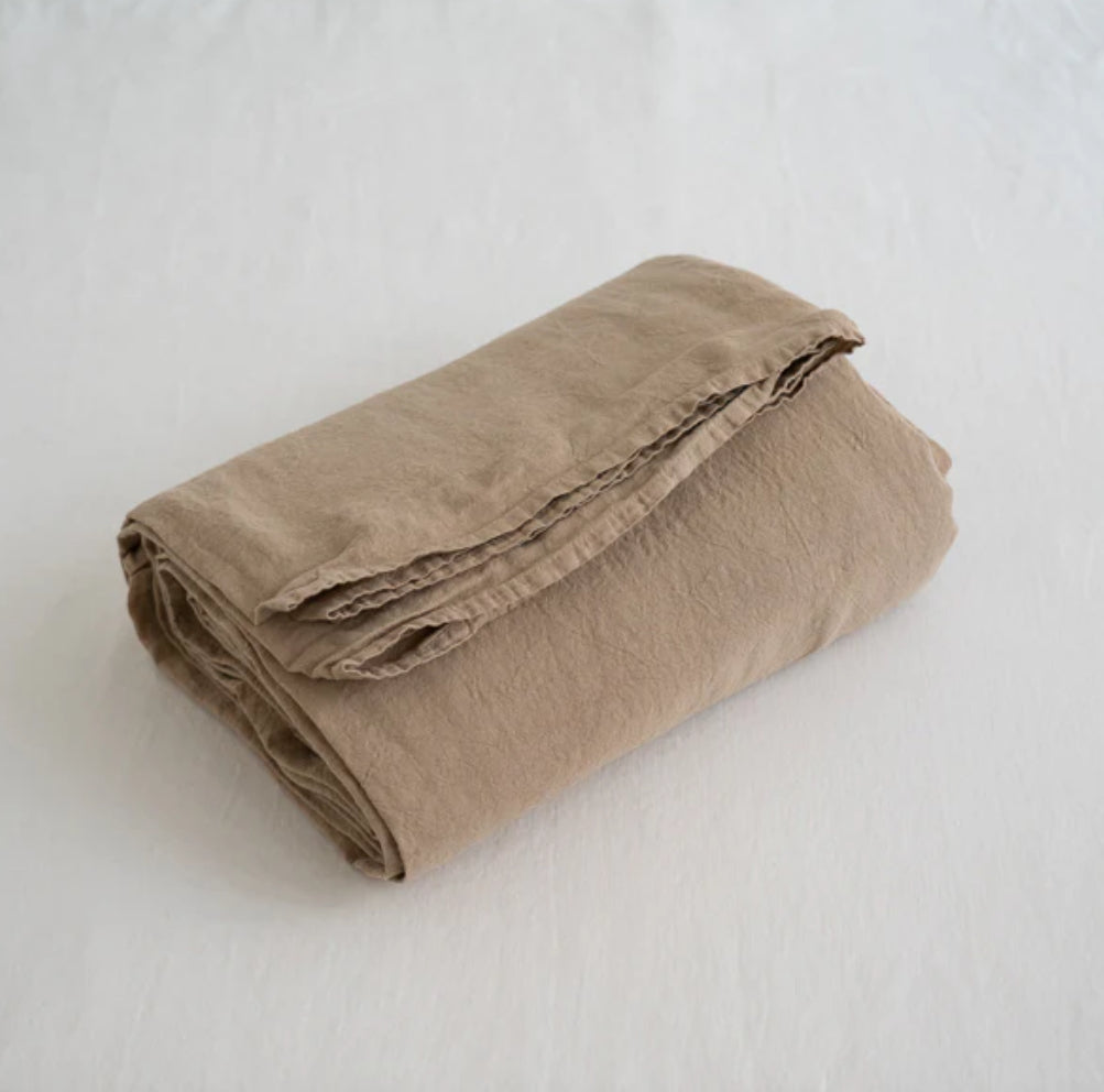 Flat Sheet | Queen/King | Oatmeal