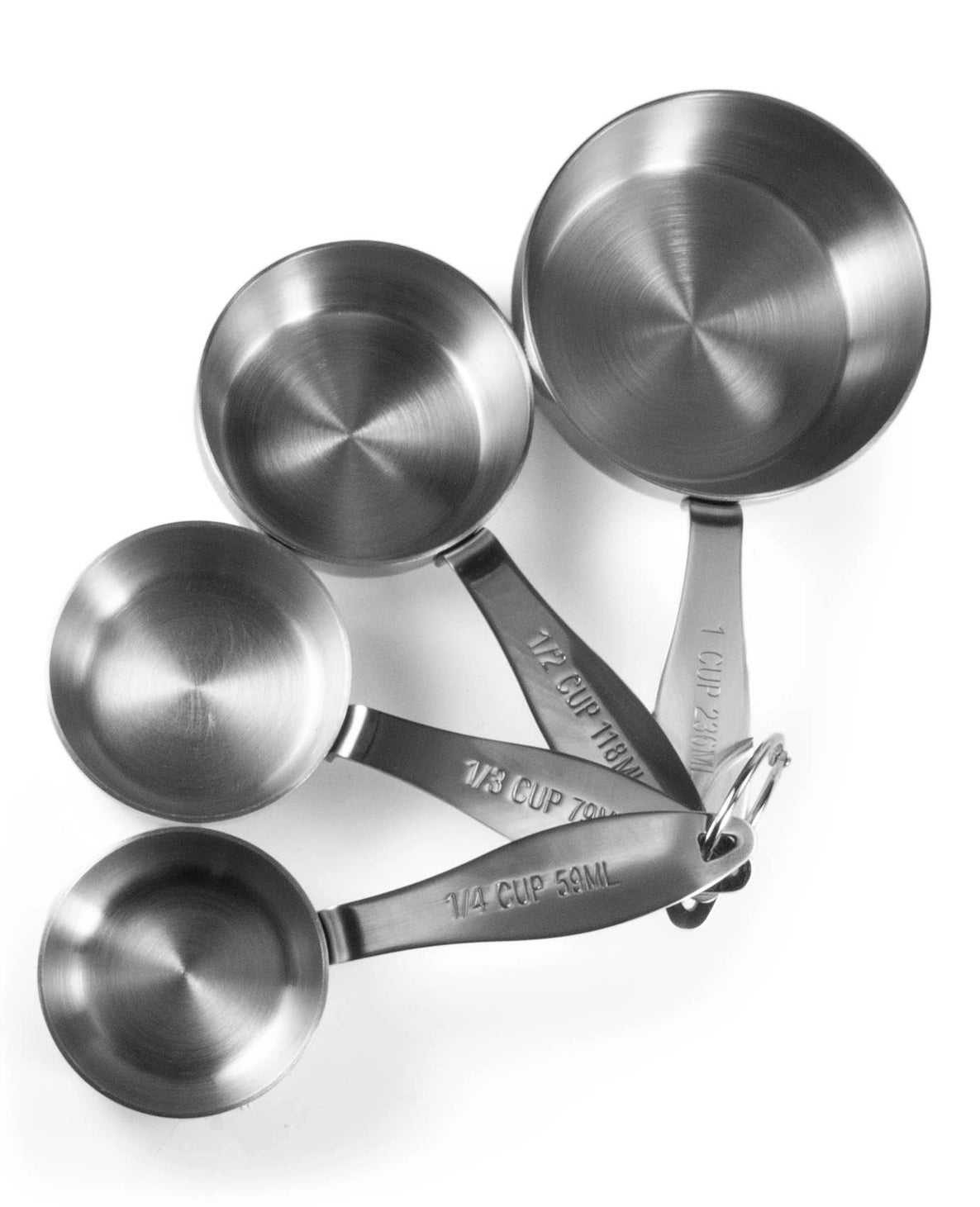 Measuring Cups | 4pc | Silver
