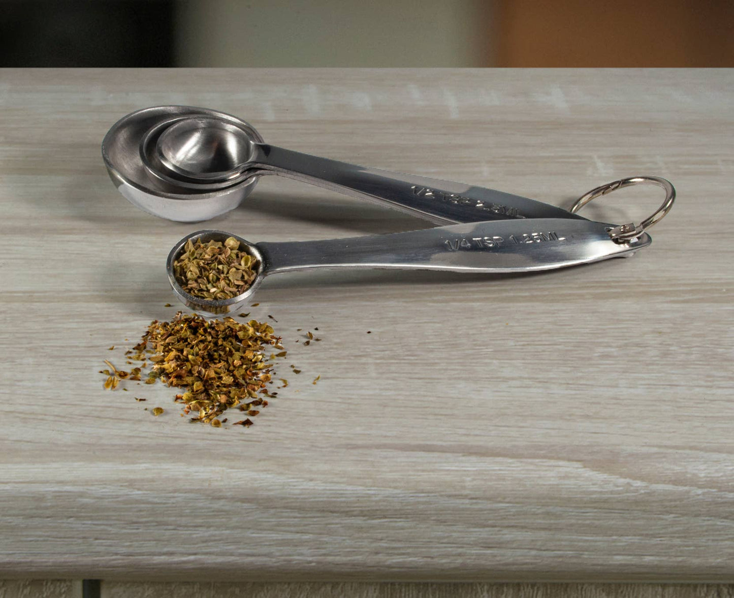 Measuring Spoons | 4pc | Silver