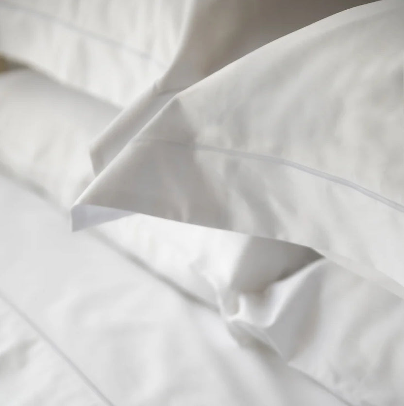 Grand Veneto Sateen | Pillowcase | White | Queen