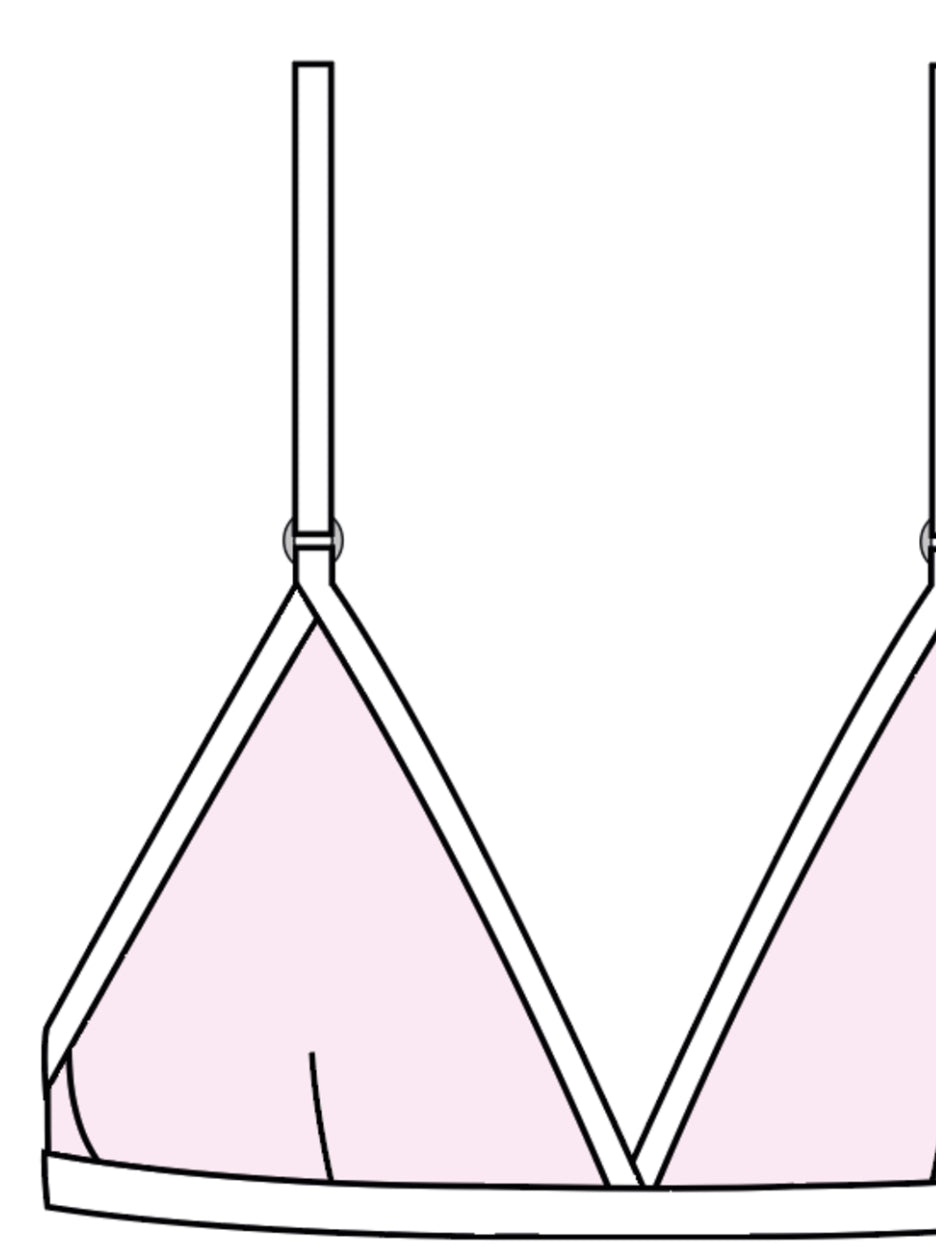 Bralette Mesh - Pink