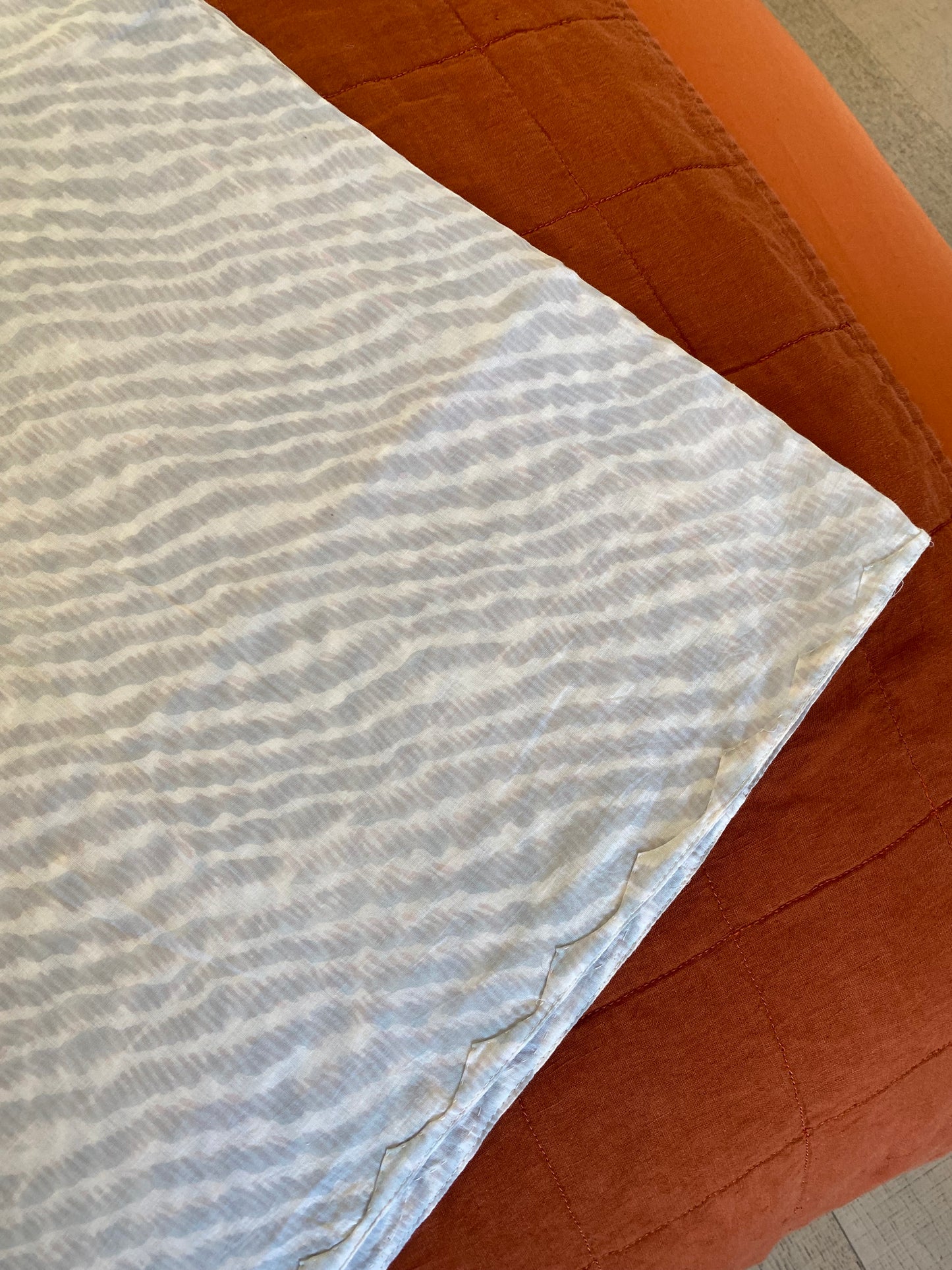 Hand Block Printed Cotton Pillowcase Set | Mod Zebra