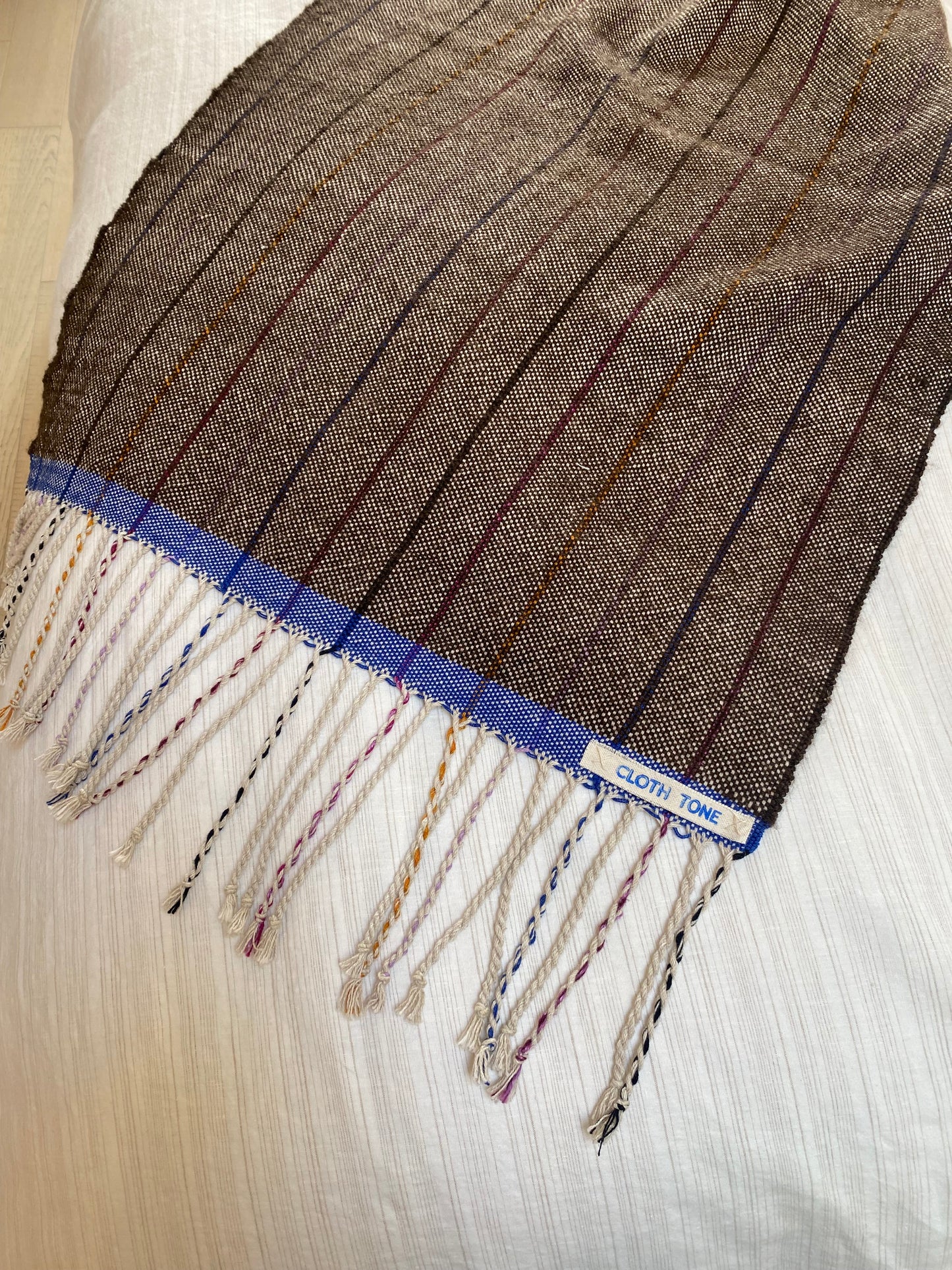 Field Cloth Handwoven Alpaca Throw | Walnut