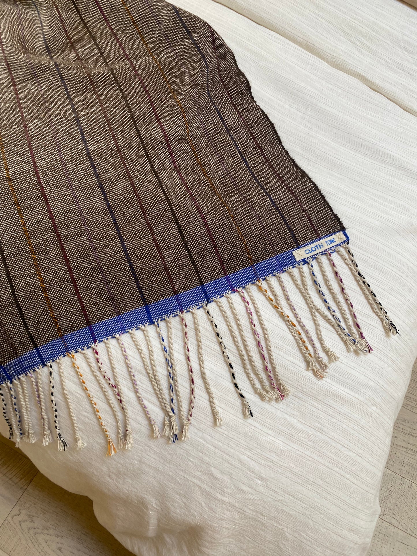 Field Cloth Handwoven Alpaca Throw | Walnut