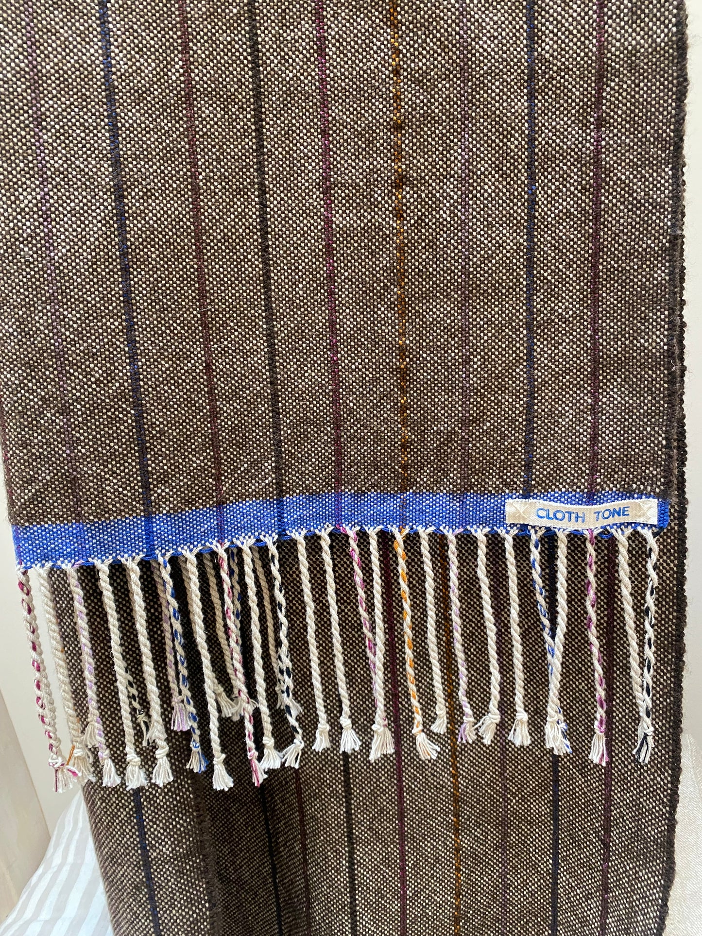 Field Cloth Handwoven Alpaca Throw | Walnut