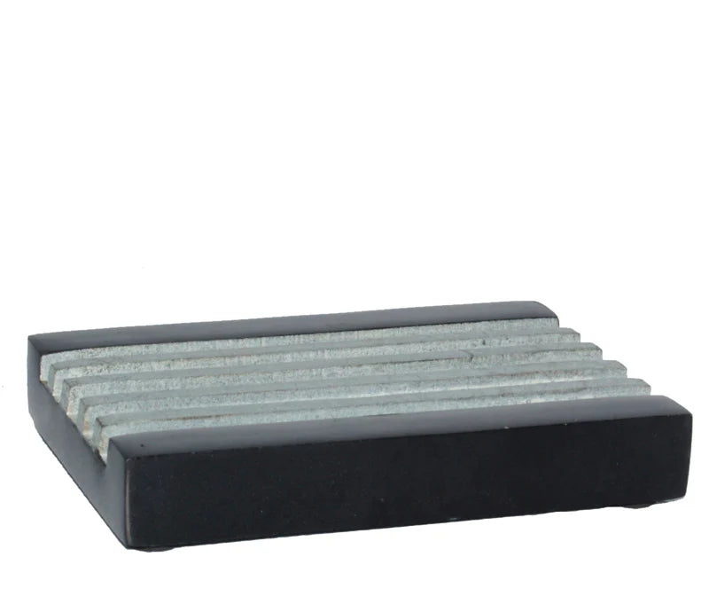 Soapstone Soap Dish | Grooved