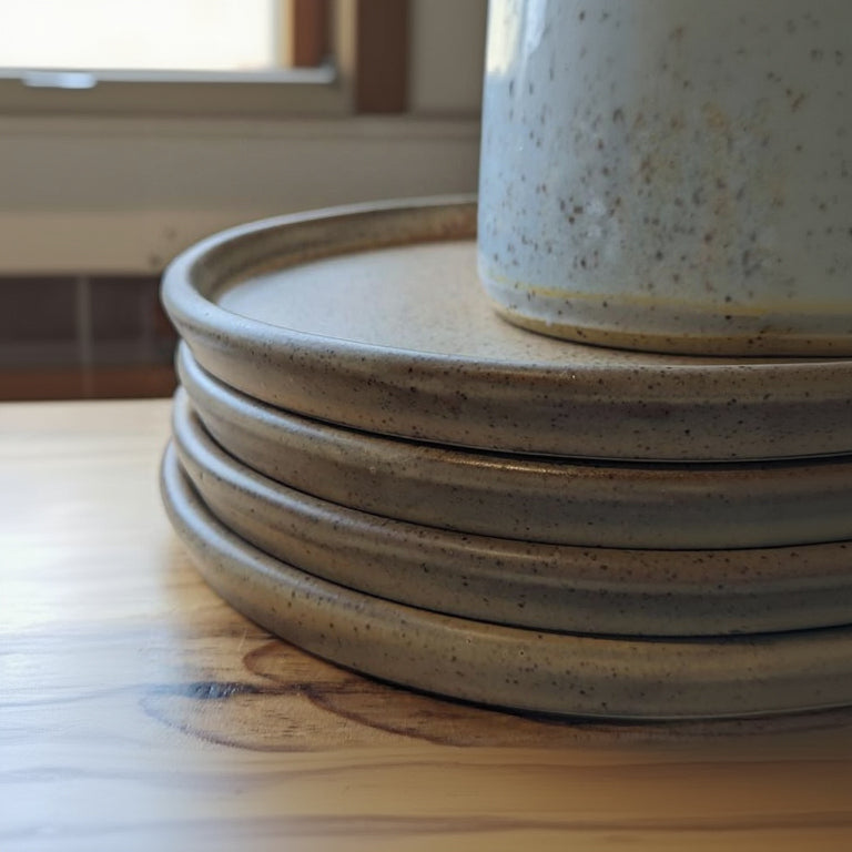Brown Stoneware Plate
