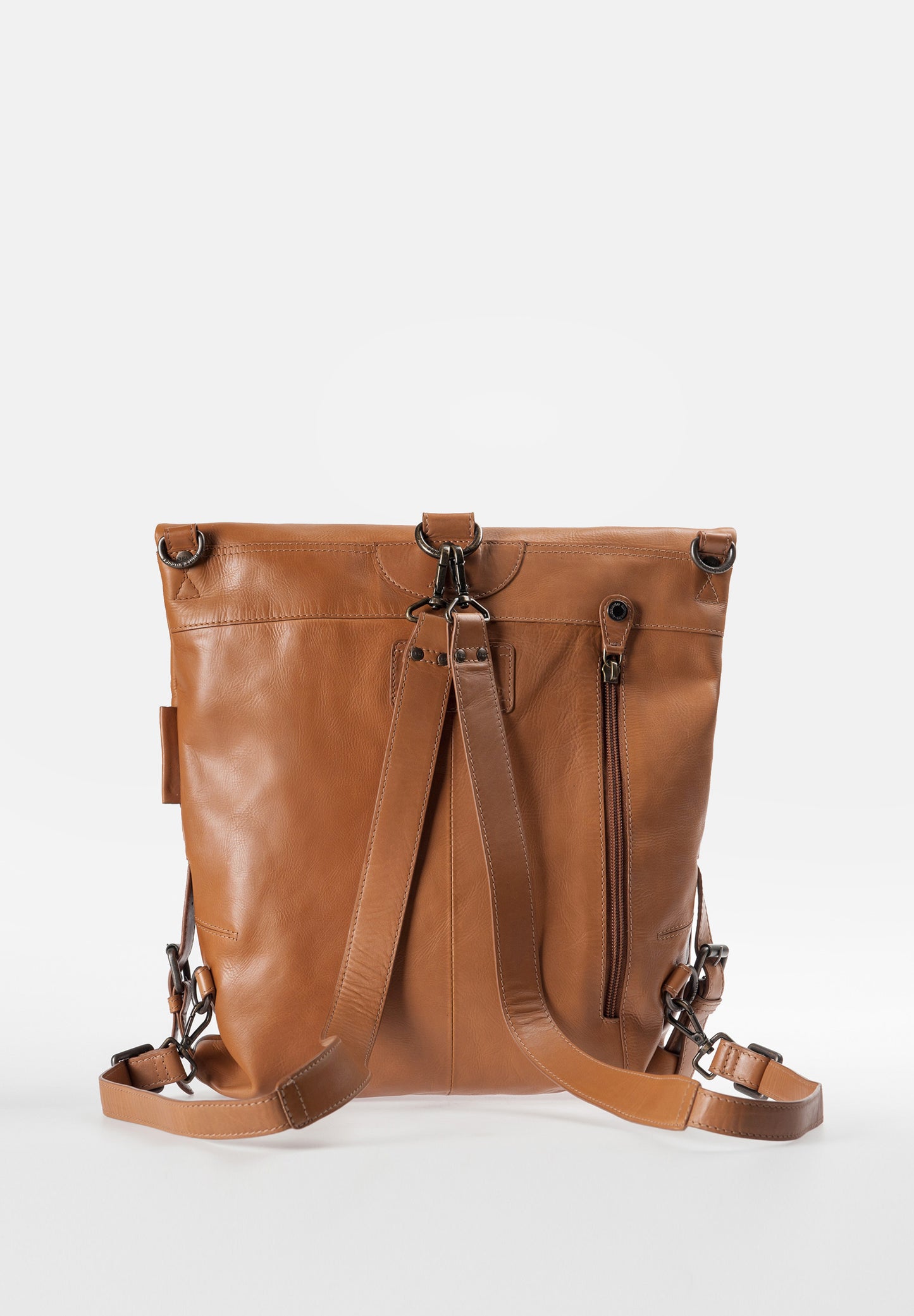 SS25 - Aunts & Uncles - Pomelo Handbag/Backpack in Cognac - back 2