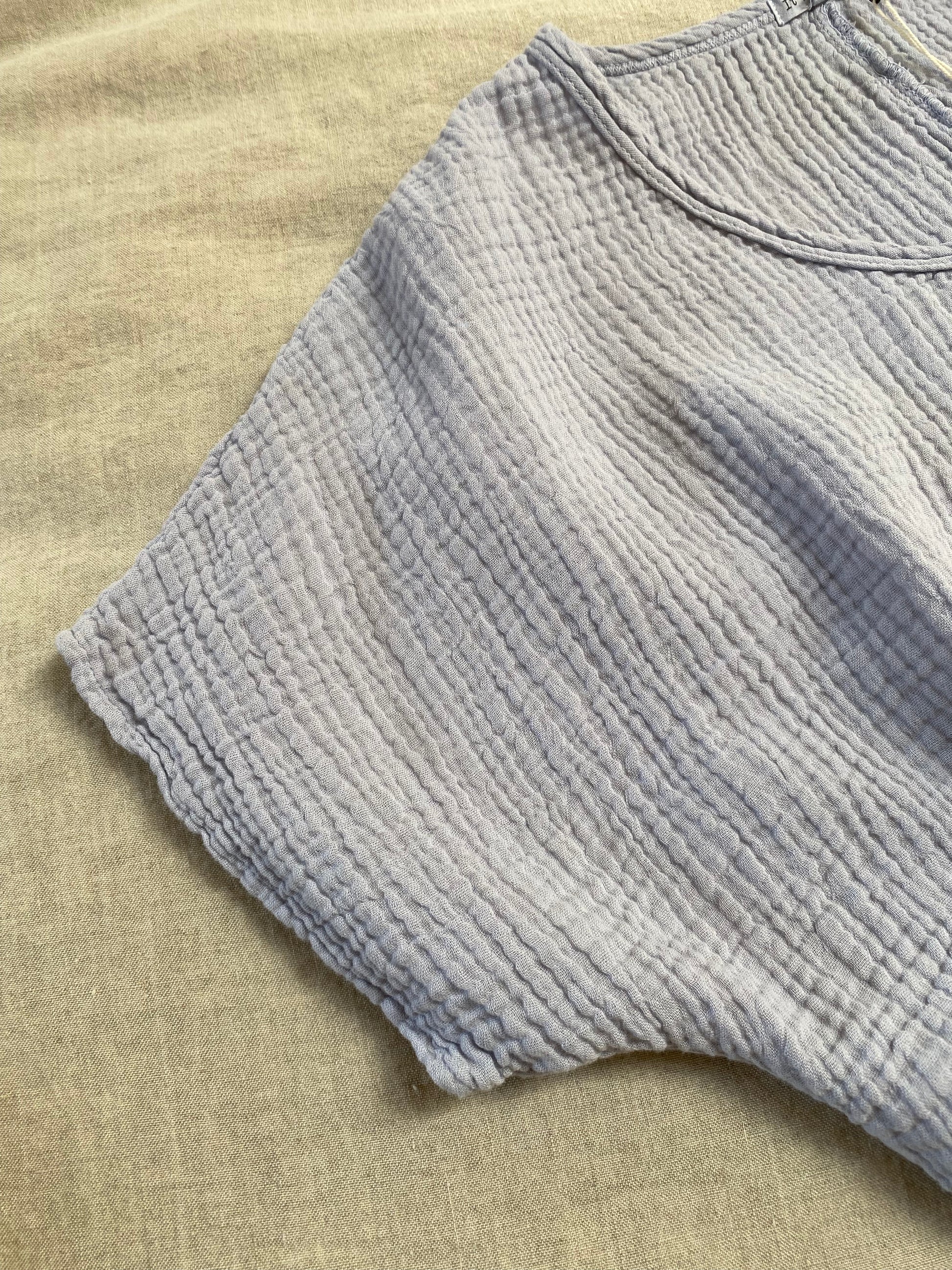 SS25 - It is Well L.A - Organic Gauze | 2pc Set | Heather Blue - 5