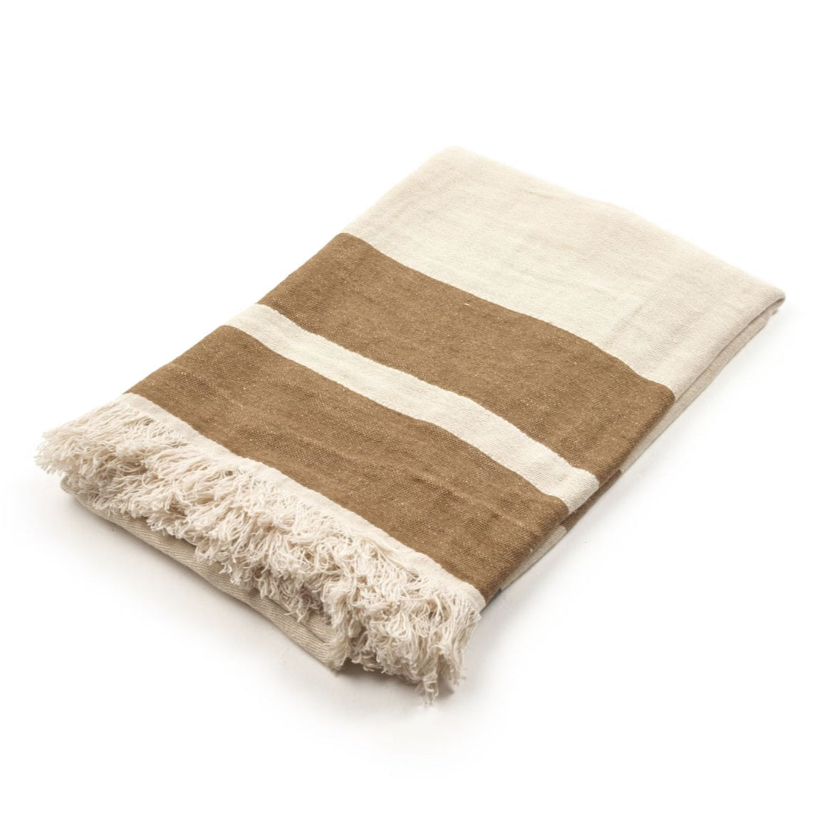 SS25 - Libeco - Belgian Linen Fouta | 43x71" | Dakota Stripe - folded 5