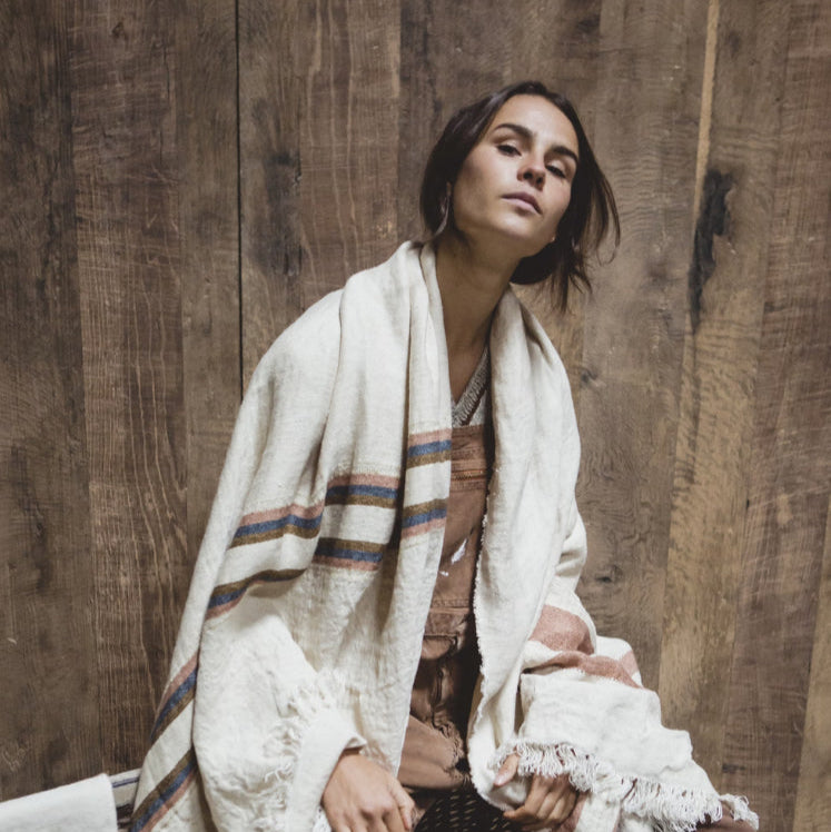 Libeco The Belgian Towel Fouta in Harlan Stripe