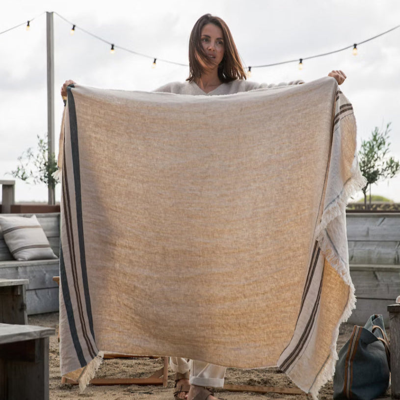 SS25 - Libeco - Belgian Linen Fouta | 43x71" | Tinos - lifestyle 2
