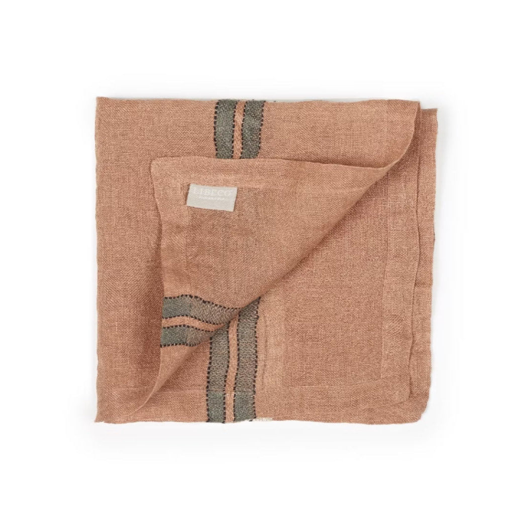 SS25 - Libeco - Mojave Napkin | 2pc Set | Stripe - display folded 2