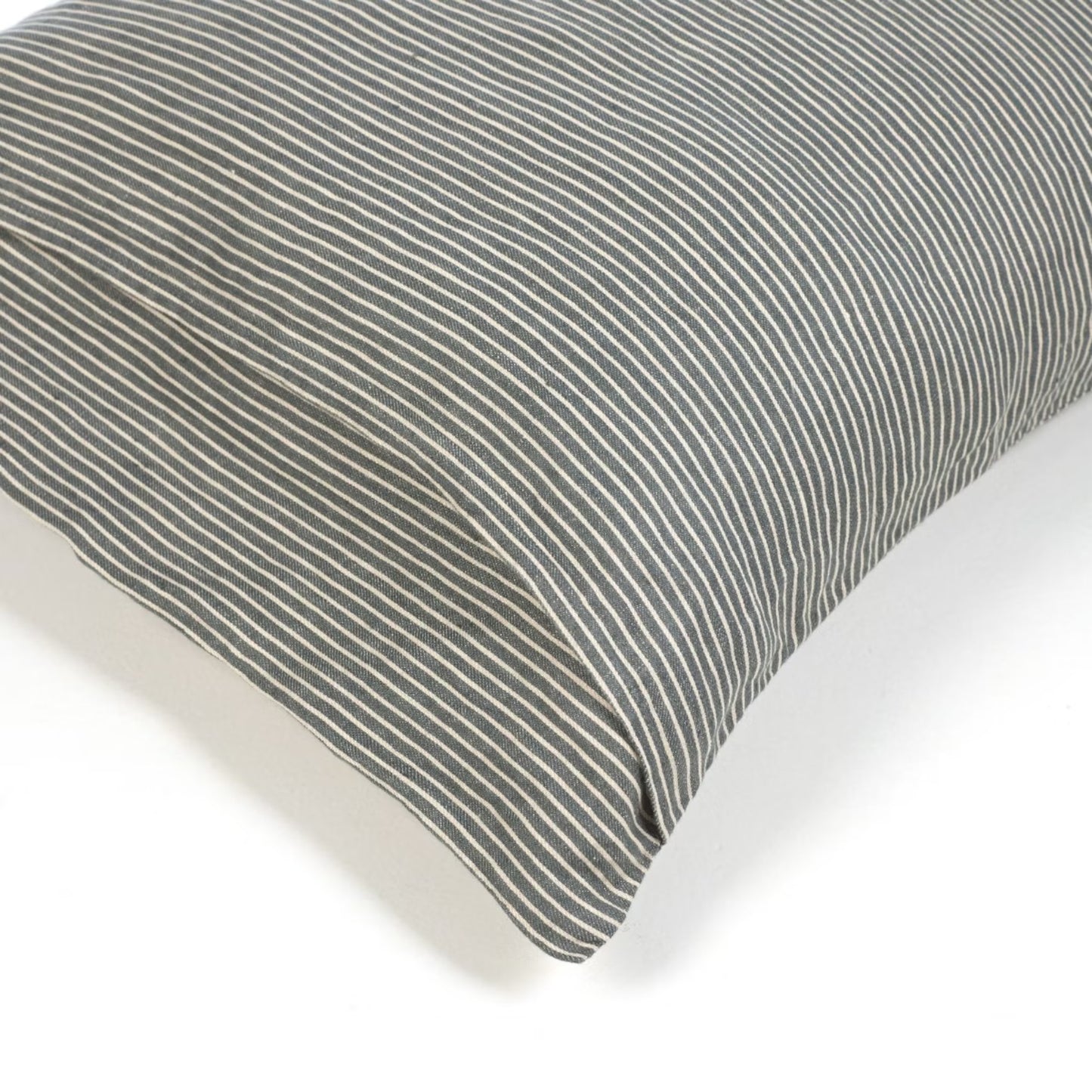 Libeco Sailors Stripe Pillow Sham in RIver, Lumbar size