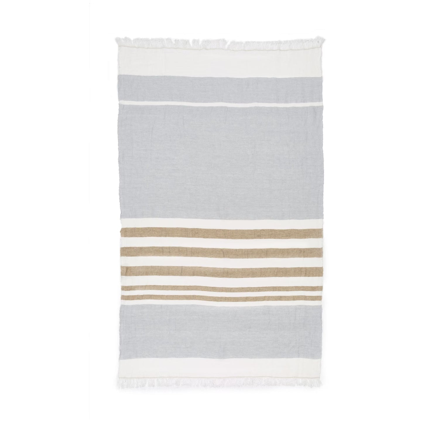 Libeco The Belgian Towel Fouta in Ash Stripe