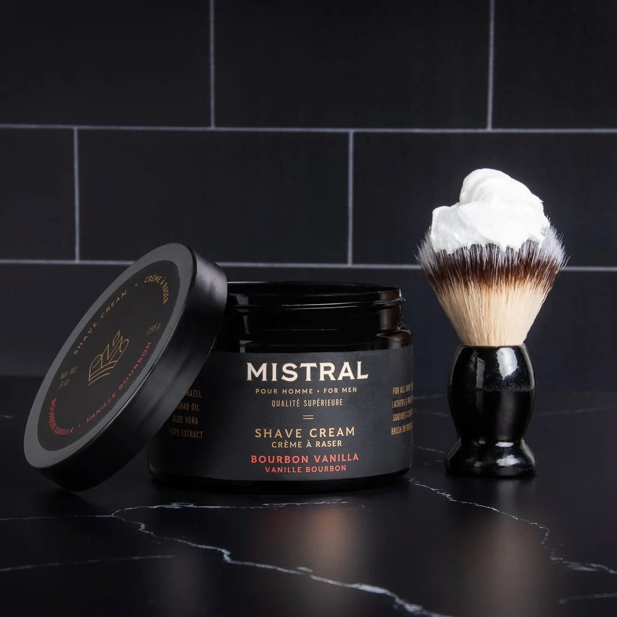 SS25 - MISTRAL - Shave Cream 9oz - Bourbon Vanilla