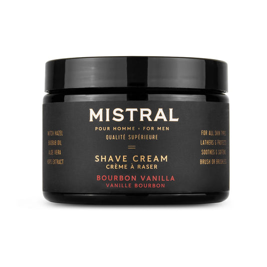 SS25 - MISTRAL - Shave Cream 9oz - Bourbon Vanilla 2