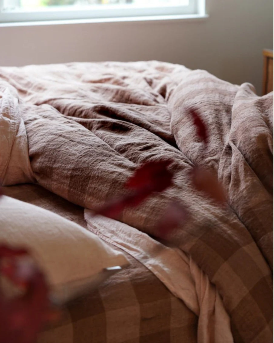SS25 - Sömn - Duvet Cover Queen | Kidney Gingham 2