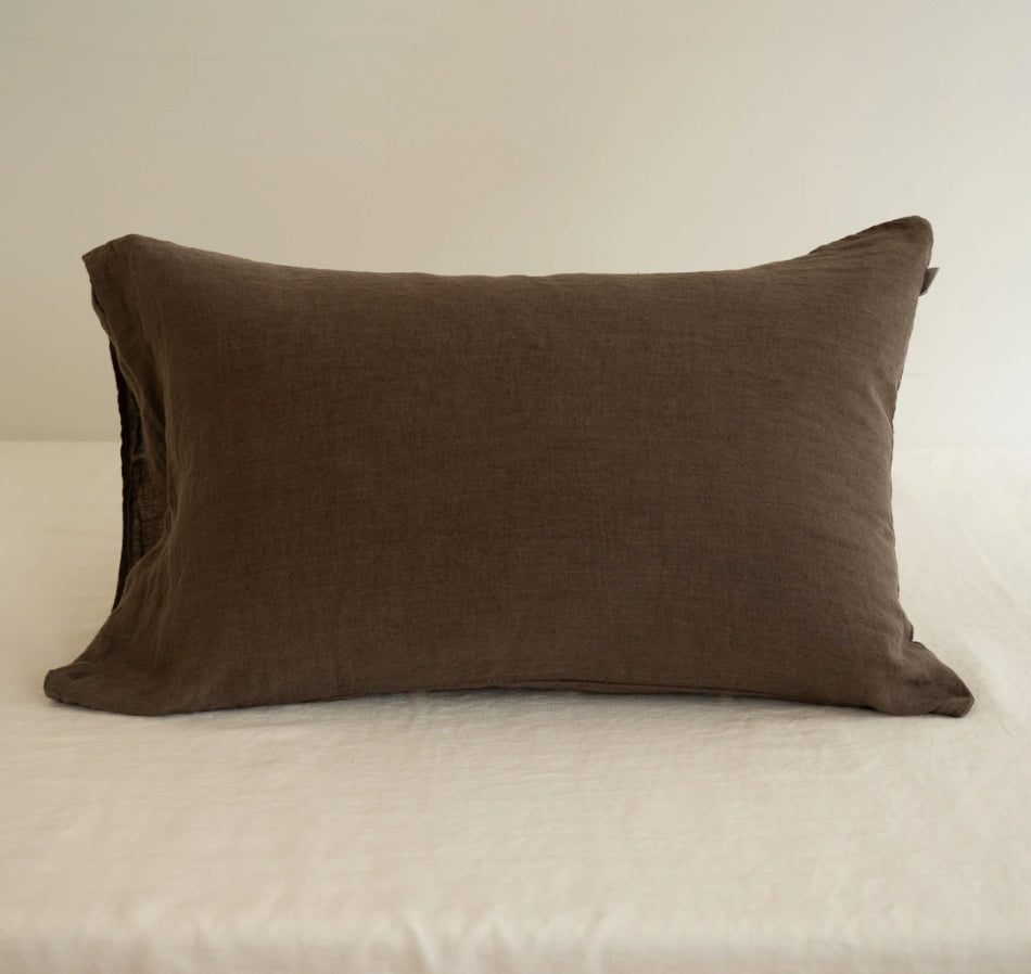 SS25 - Sömn - Rectangular Sham Cover | Chocolate 1