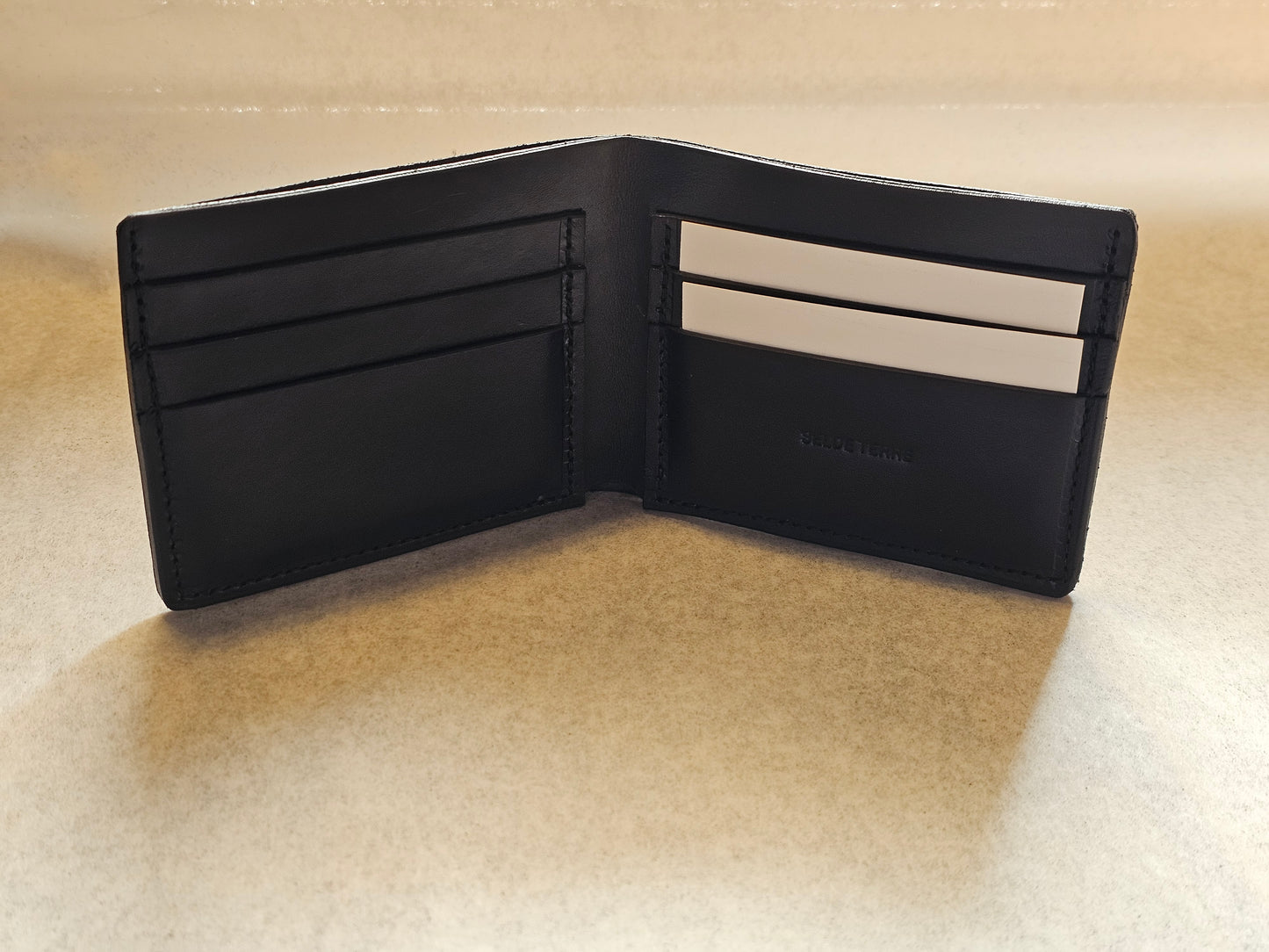Bi-Fold Wallet | Black Leather