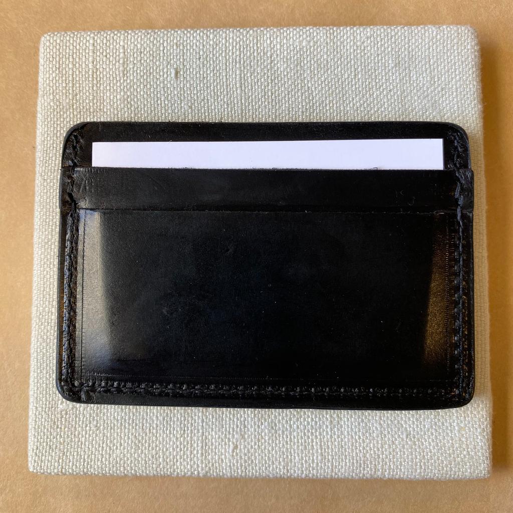 SS25 - Selde Terre - Cardholder | Black Leather - back 4