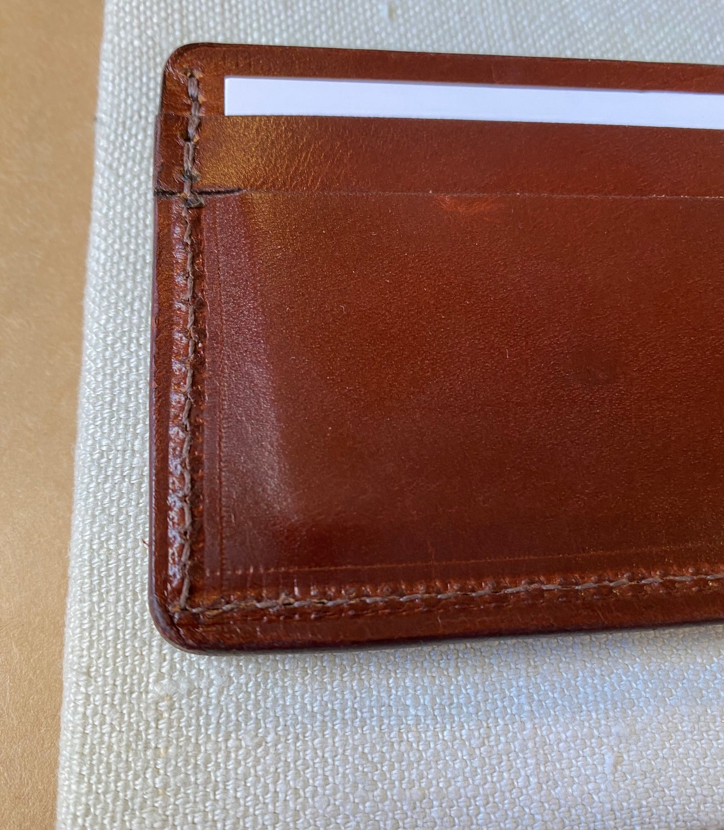 SS25 - Selde Terre - Cardholder | Brown Leather - back 4
