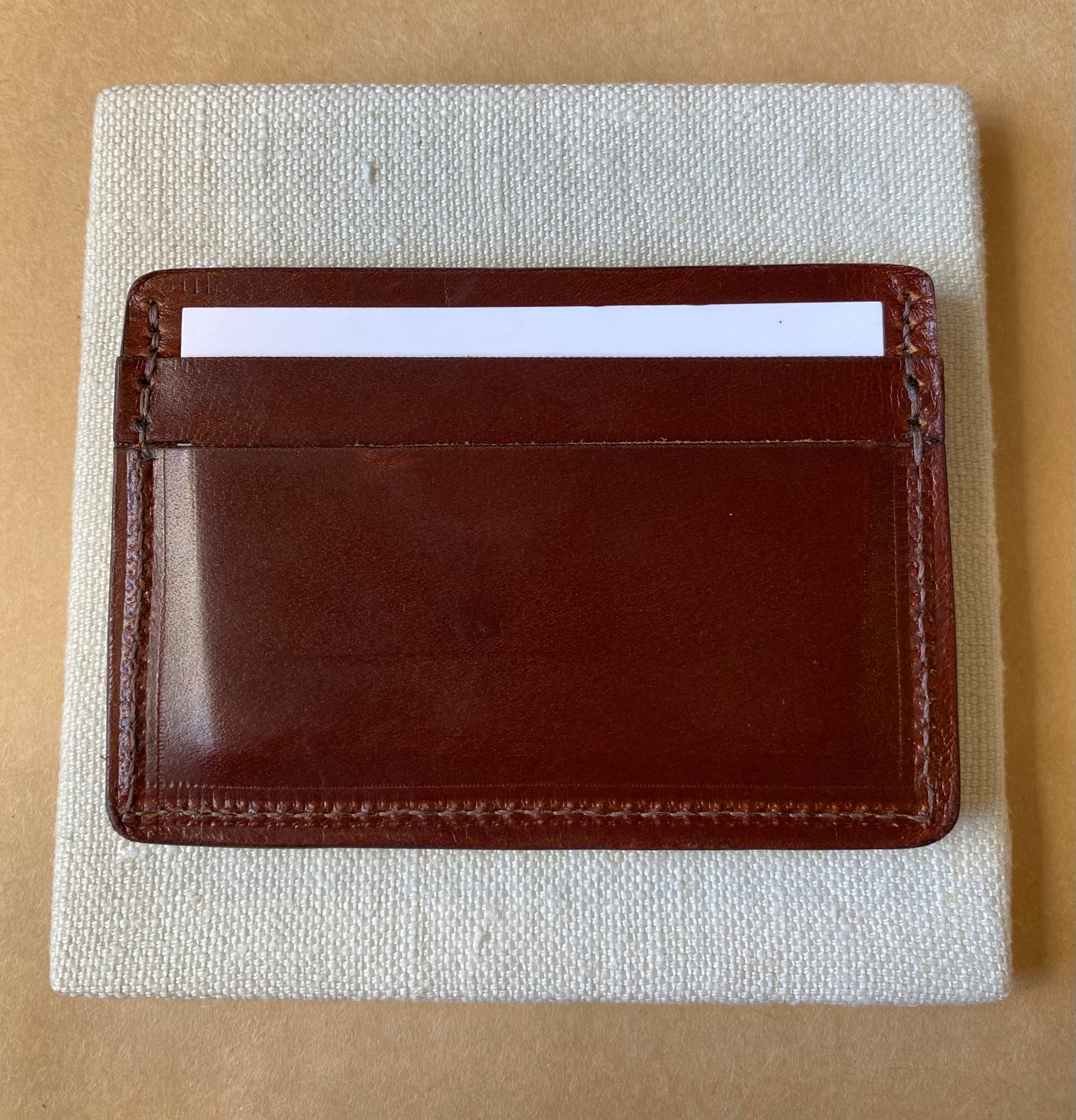 SS25 - Selde Terre - Cardholder | Brown Leather - back 5