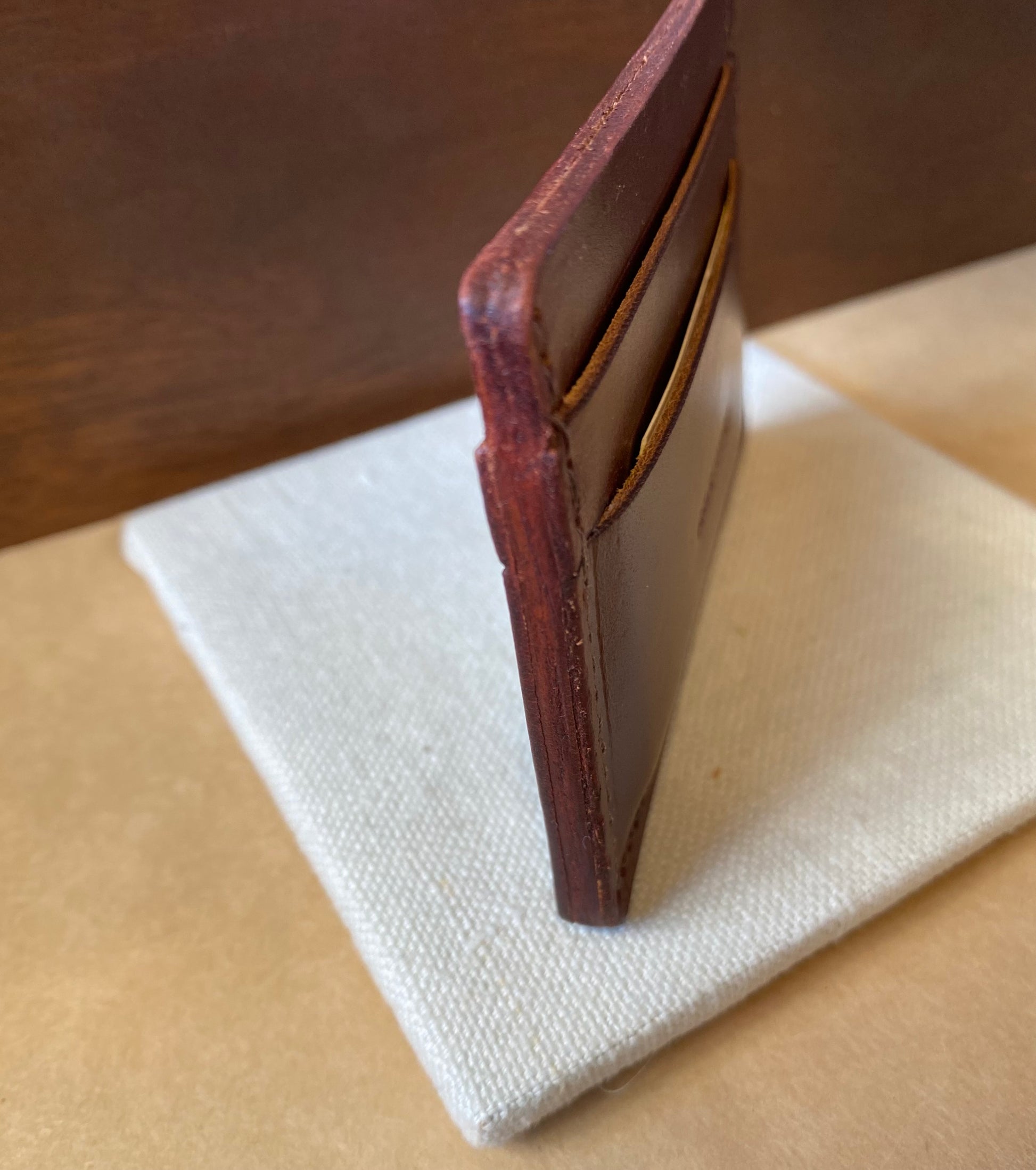 SS25 - Selde Terre - Cardholder | Brown Leather - side 3
