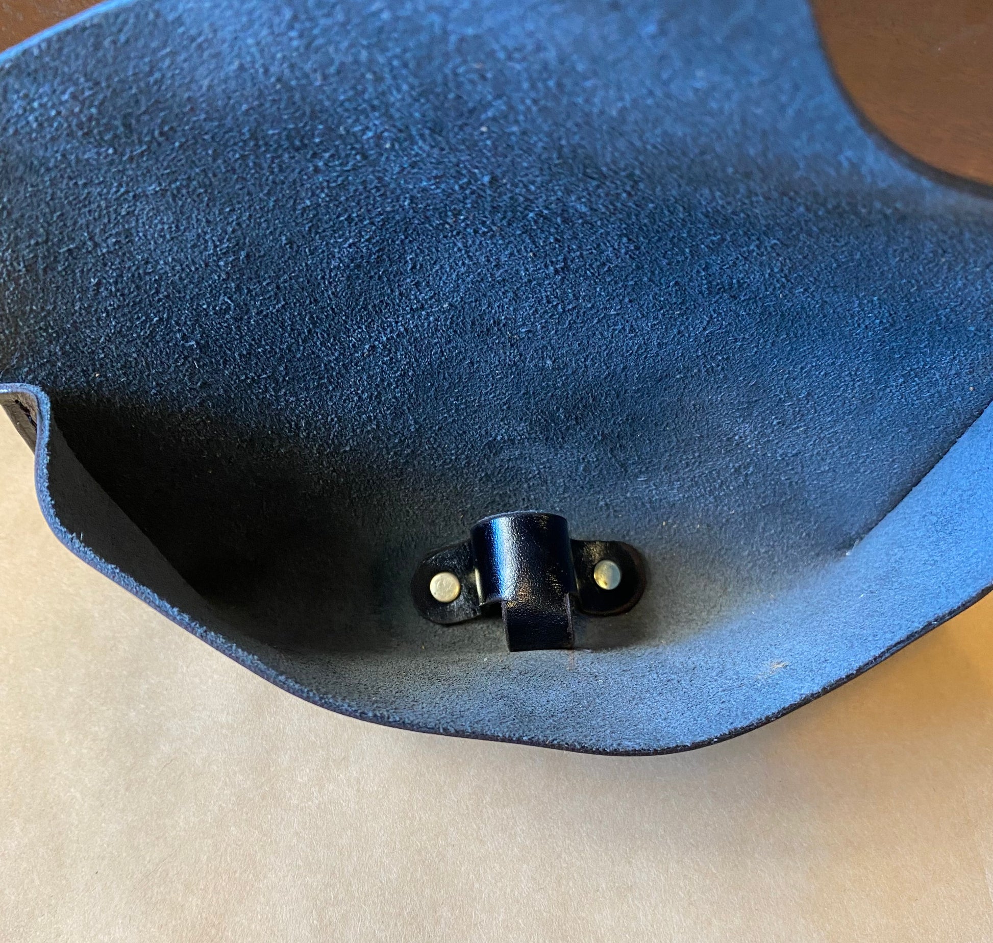 SS25 - Selde Terre - Glasses Case | Black Leather - inside 4