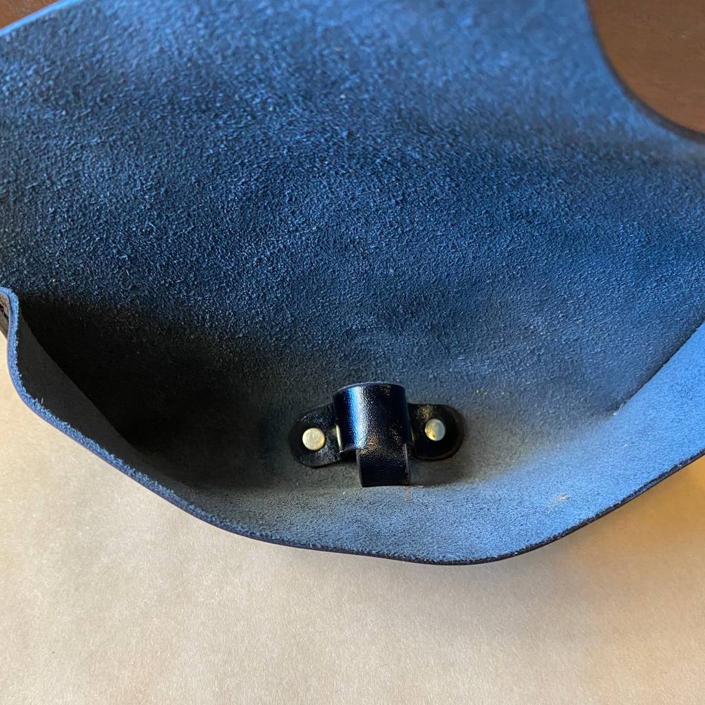 SS25 - Selde Terre - Glasses Case | Black Leather - inside 4