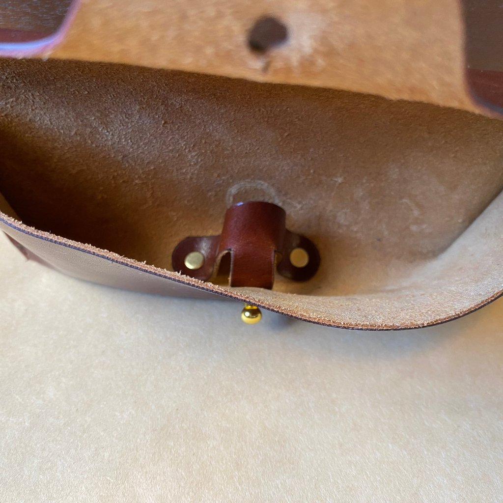 SS25 - Selde Terre - Glasses Case | Brown Leather - inside 4