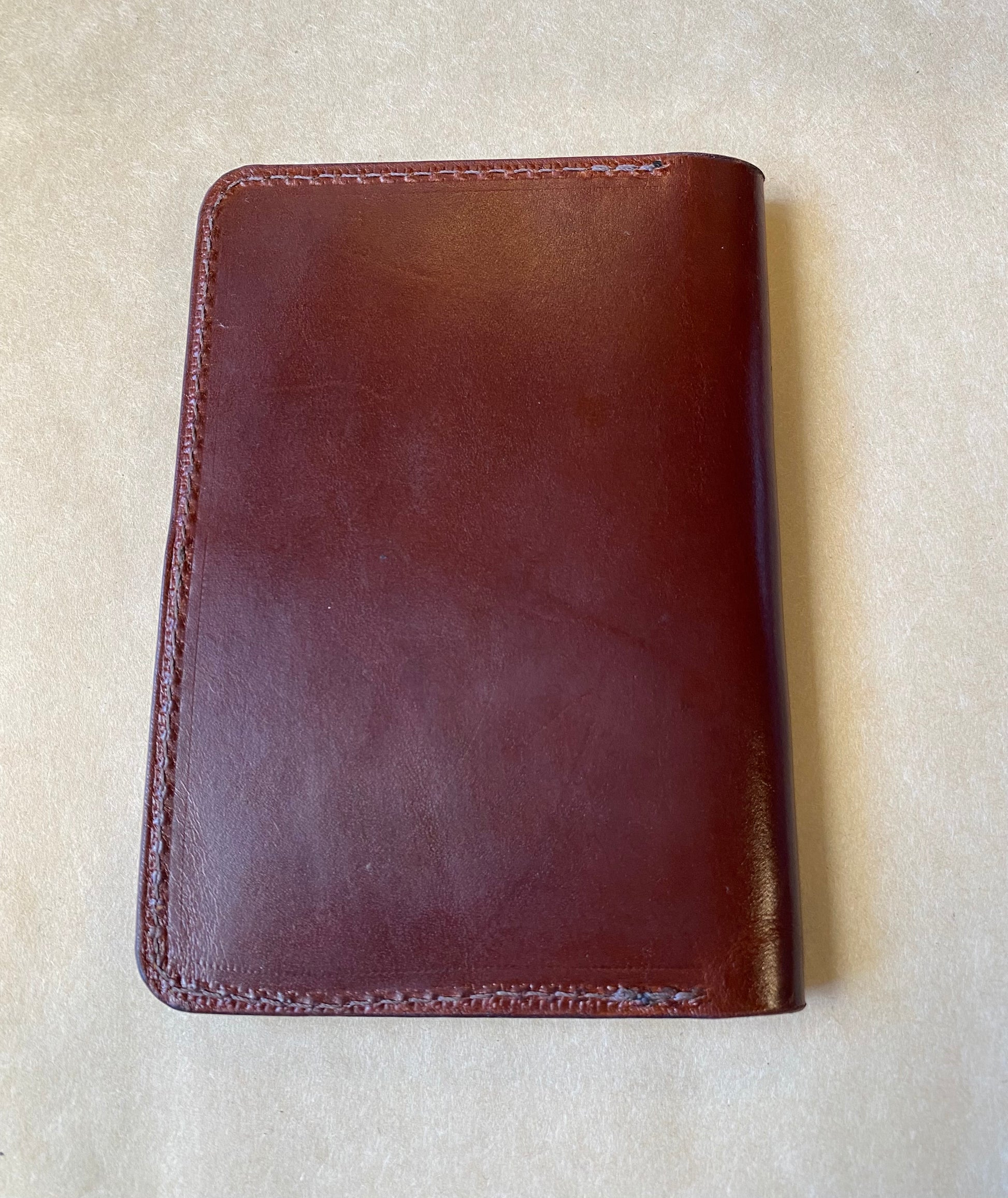 SS25 - Selde Terre - Passport Case | Brown Leather - front 3