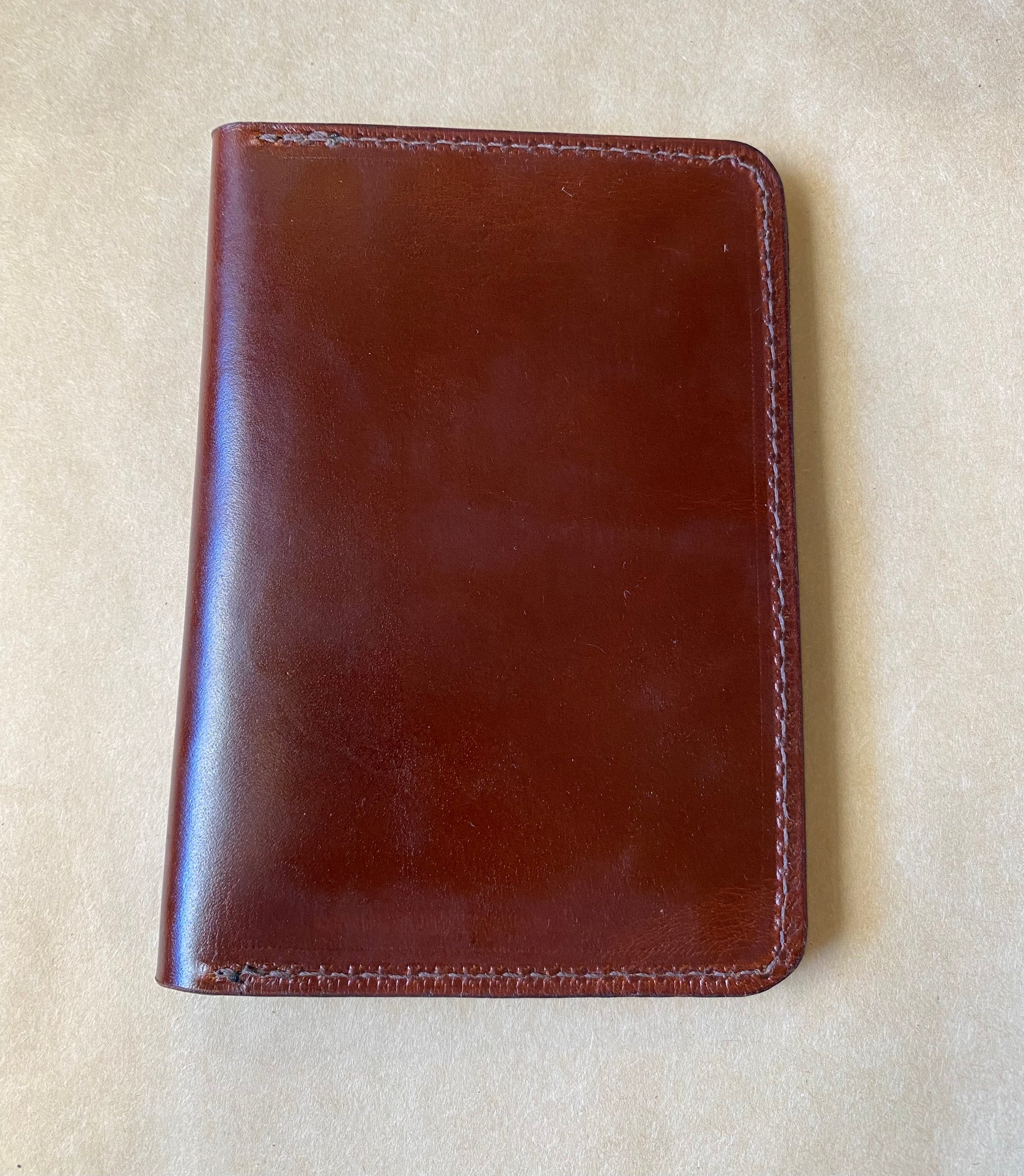 SS25 - Selde Terre - Passport Case | Brown Leather - front 4