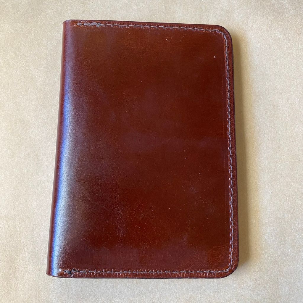 SS25 - Selde Terre - Passport Case | Brown Leather - front 4
