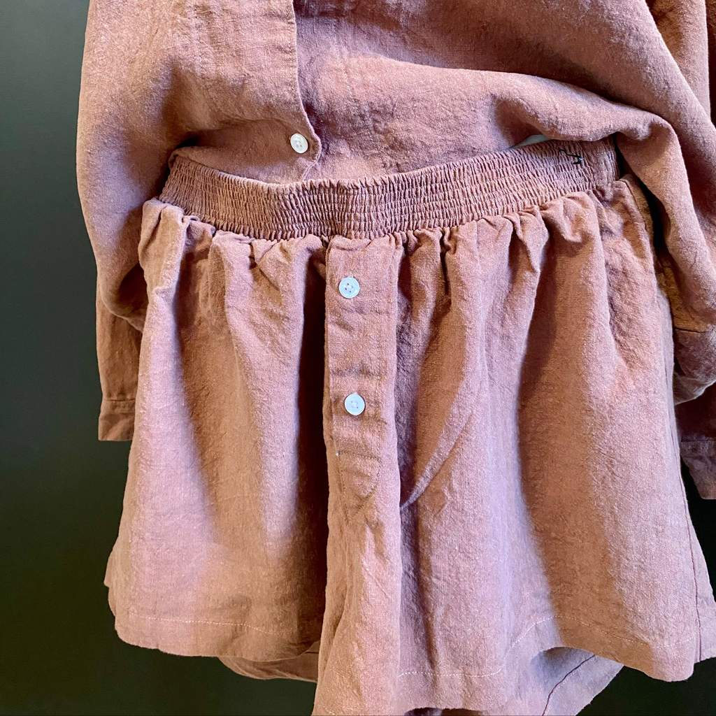 SS25 - Shelter | Summer Linen PJ’s in Cocoa - 6