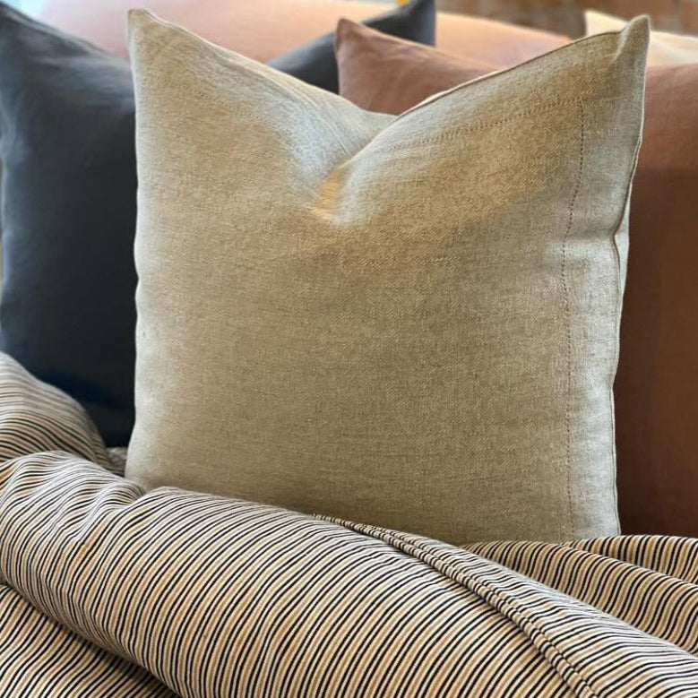 S Geneve Forte Cushion in Natural
