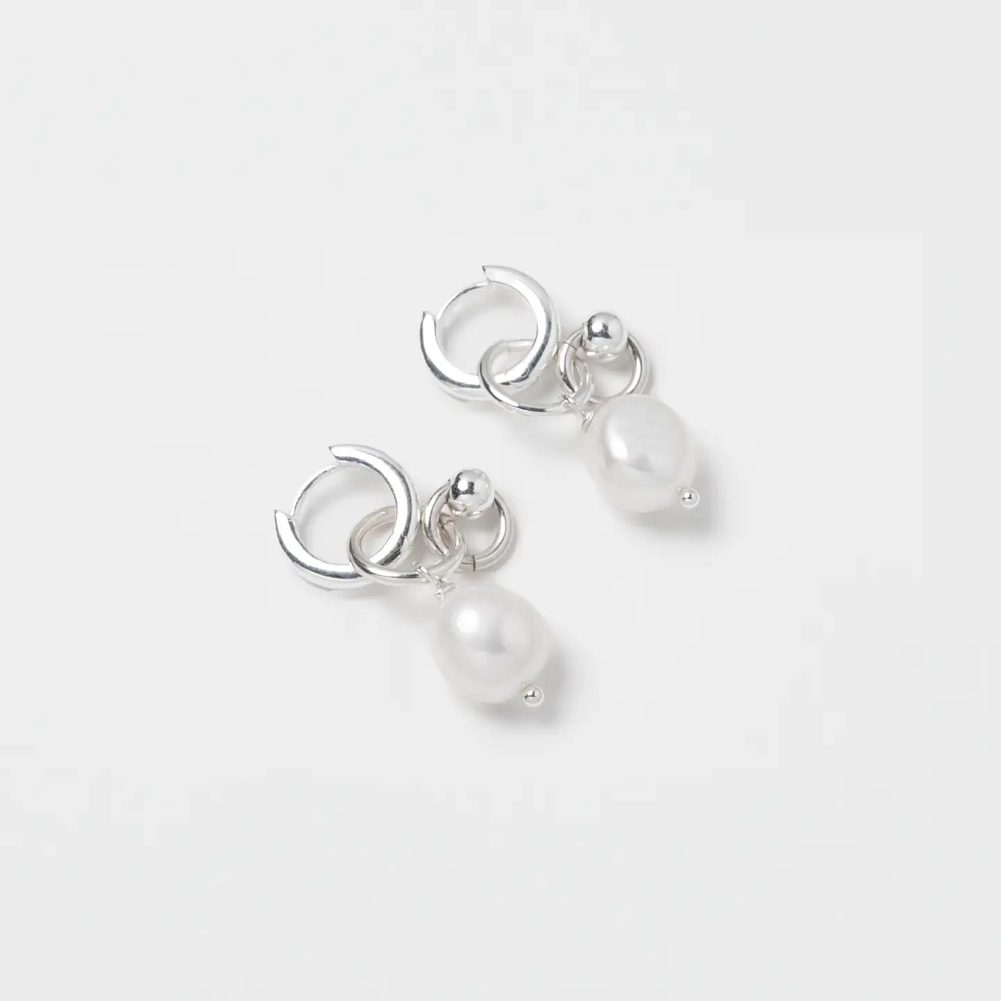 SS25 - Wolf Circus - Maya Earrings | Sterling Silver with Pearl - on display 1