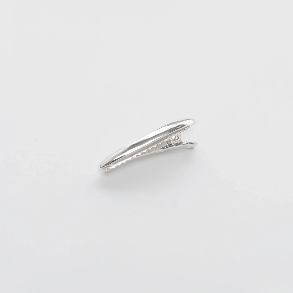 Bean Hair Clip | Sterling Silver