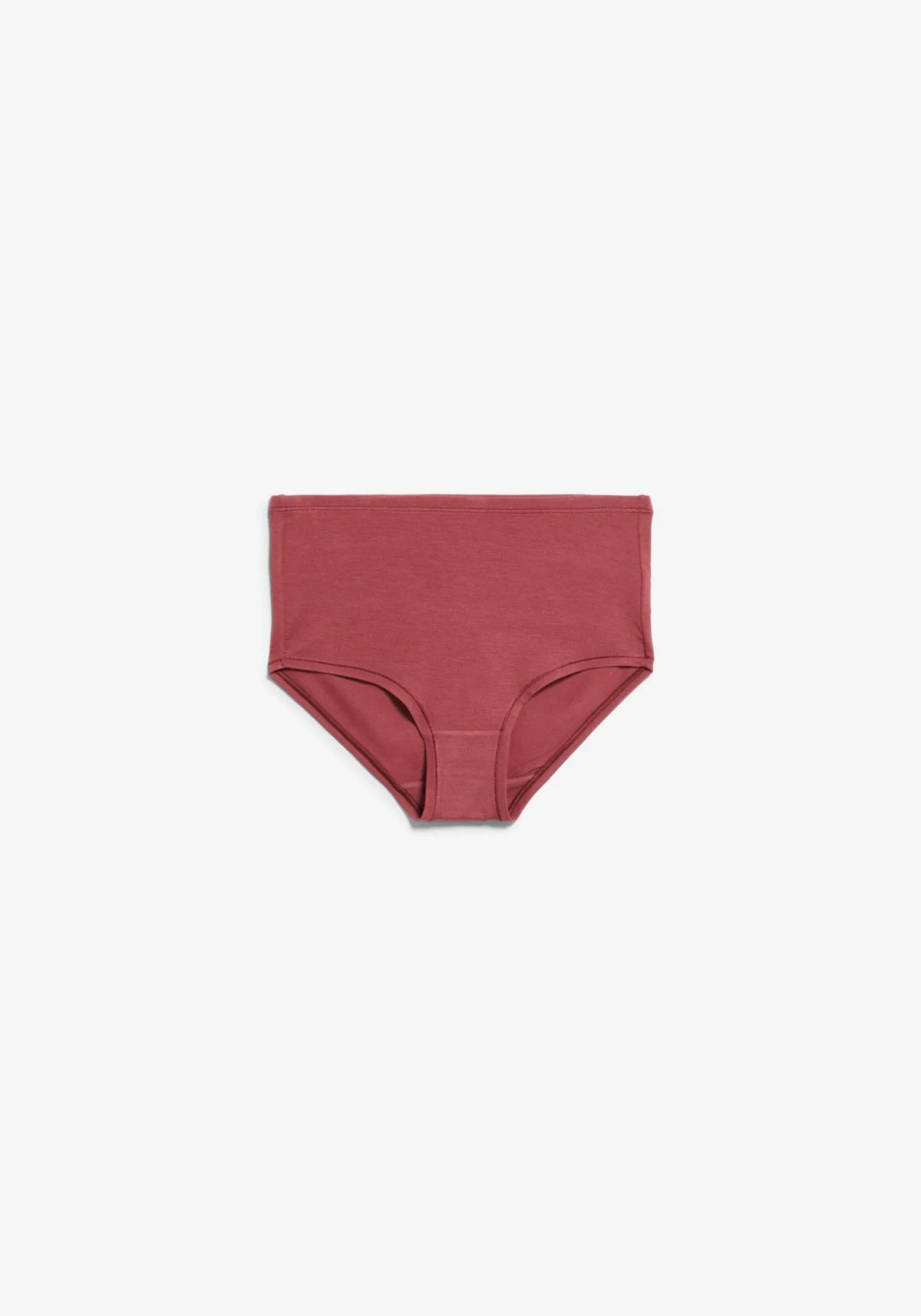 Red underwear on a light gray background
