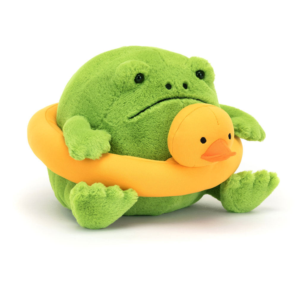 Jellycat | Ricky Rain Frog with Rubber Ring