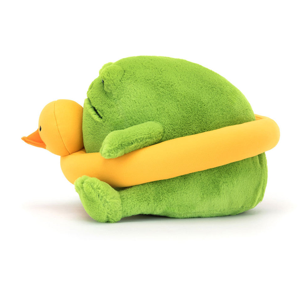 Jellycat | Ricky Rain Frog with Rubber Ring